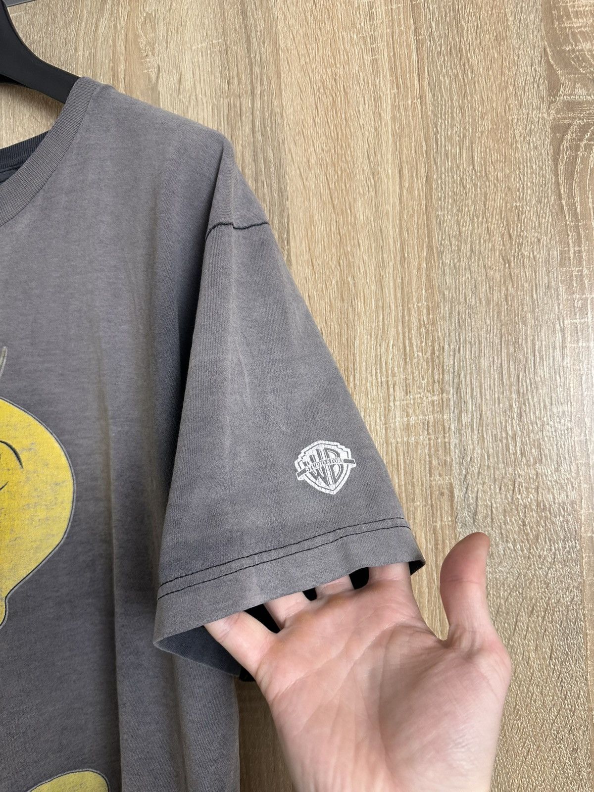 Vintage 🔥 Warner Bros Tweety 1998 Vintage T Shirt USA Cartoon Movie Size US L / EU 52-54 / 3 - 4 Thumbnail