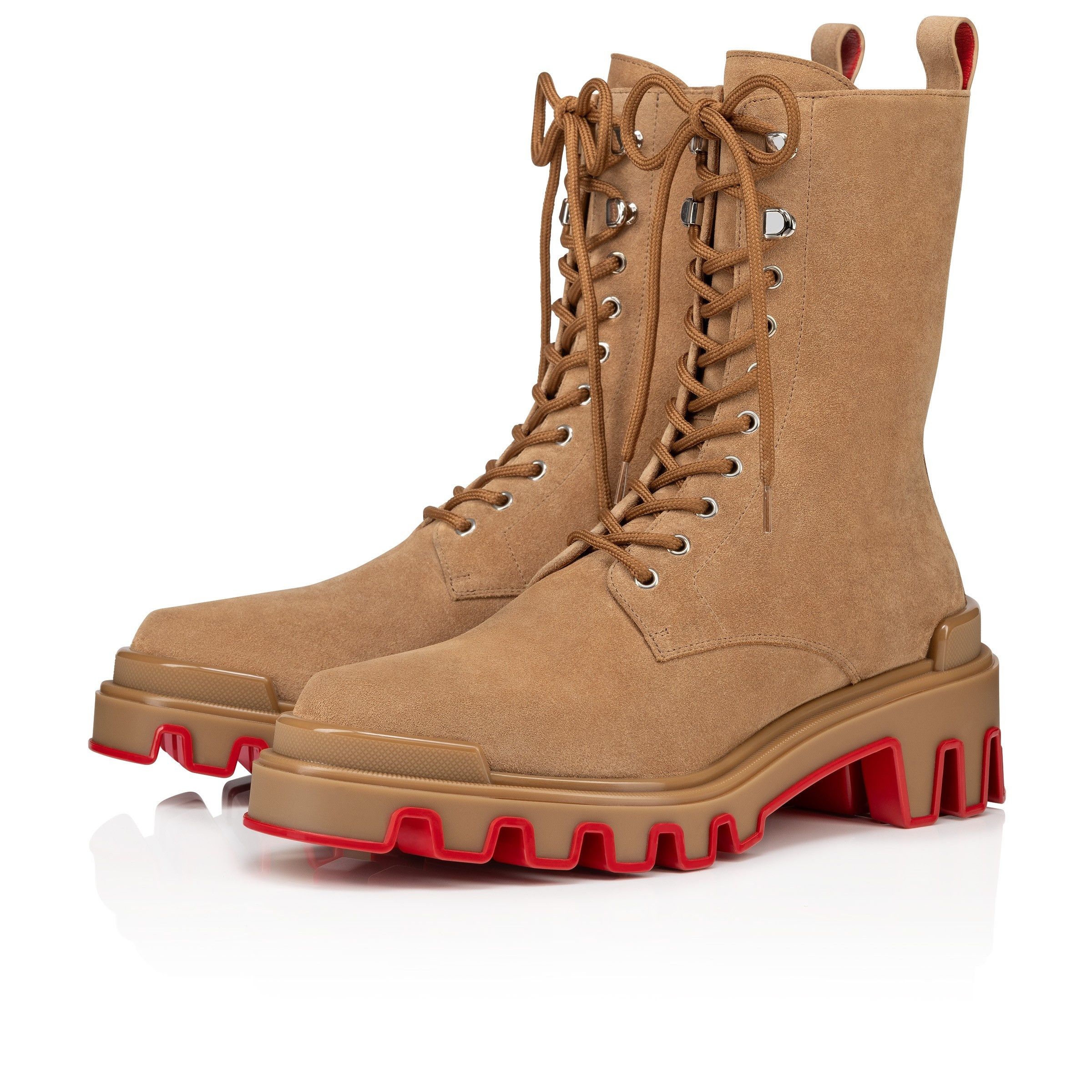 Christian Louboutin os11x0226 Trott Dune Alta Boots In Brown Size US 8.5 / EU 41-42 - 2 Thumbnail