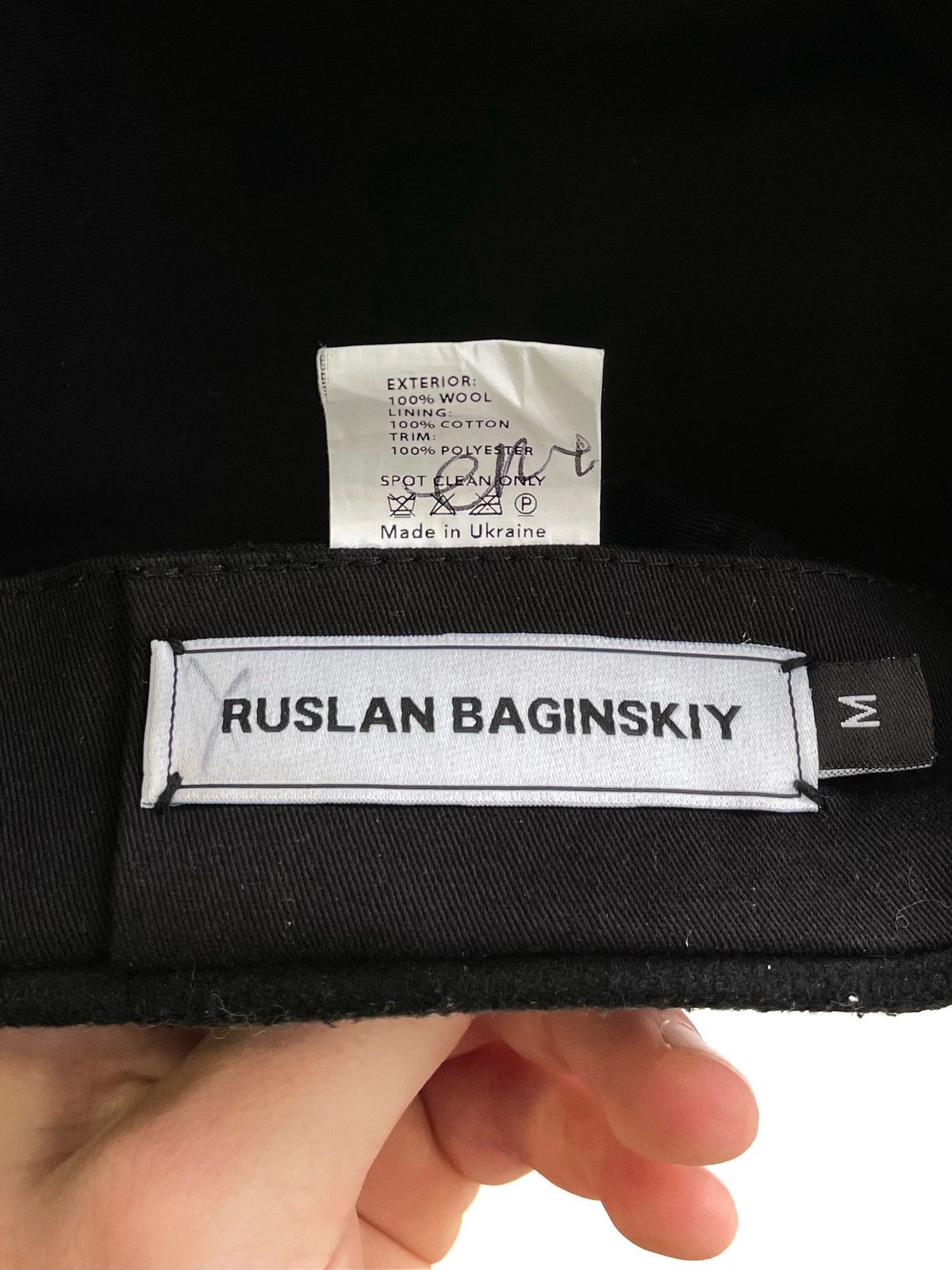 Ruslan Baginskiy Ruslan Baginskiy Wool Baker Boy Hat – Size M Size ONE SIZE - 14 Thumbnail