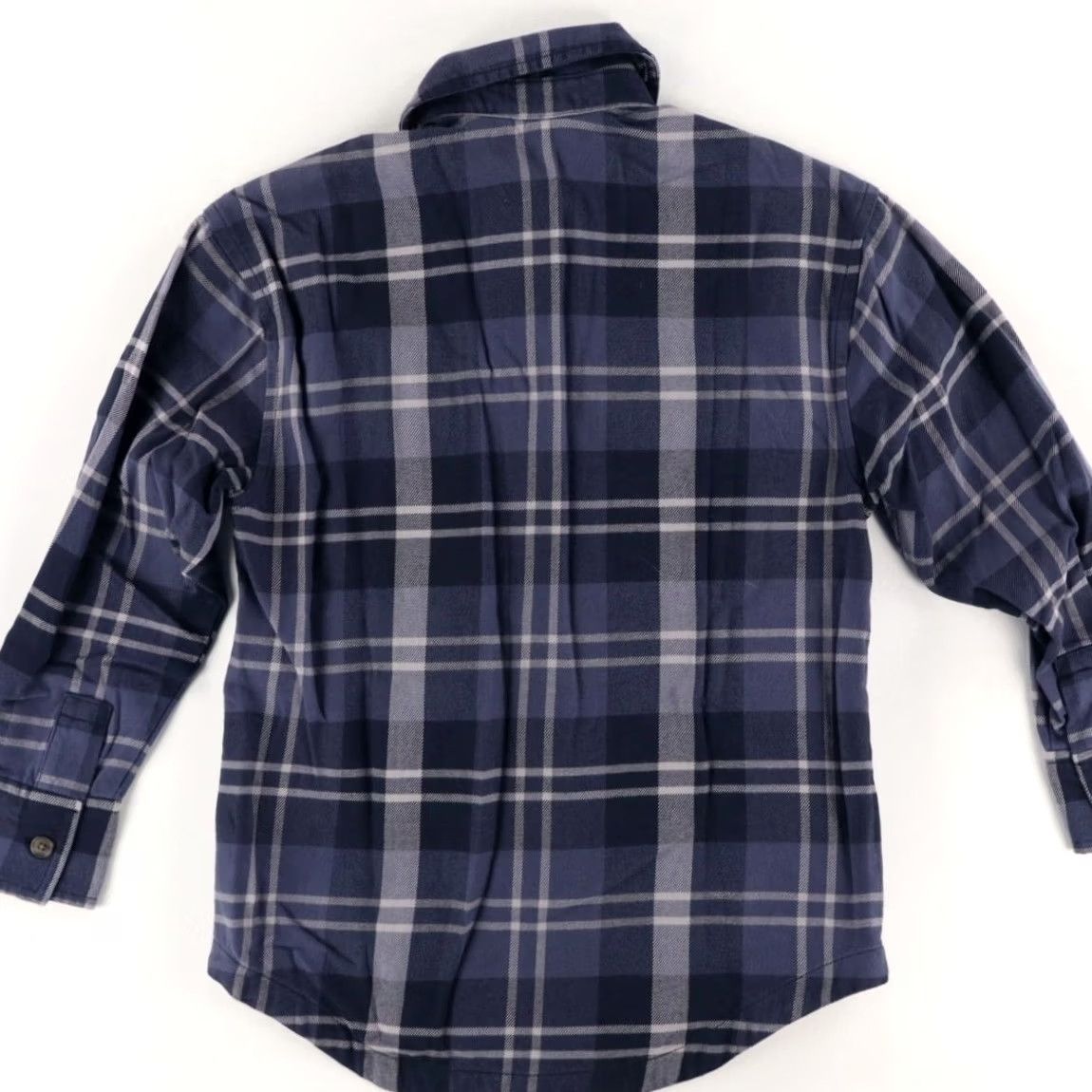 Patagonia Patagonia Shirt Navy Women's XS Heavyweight Fjord Flannel Plaid Long Sleeve Button Up Size XS / US 0-2 / IT 36-38 - 4 Thumbnail