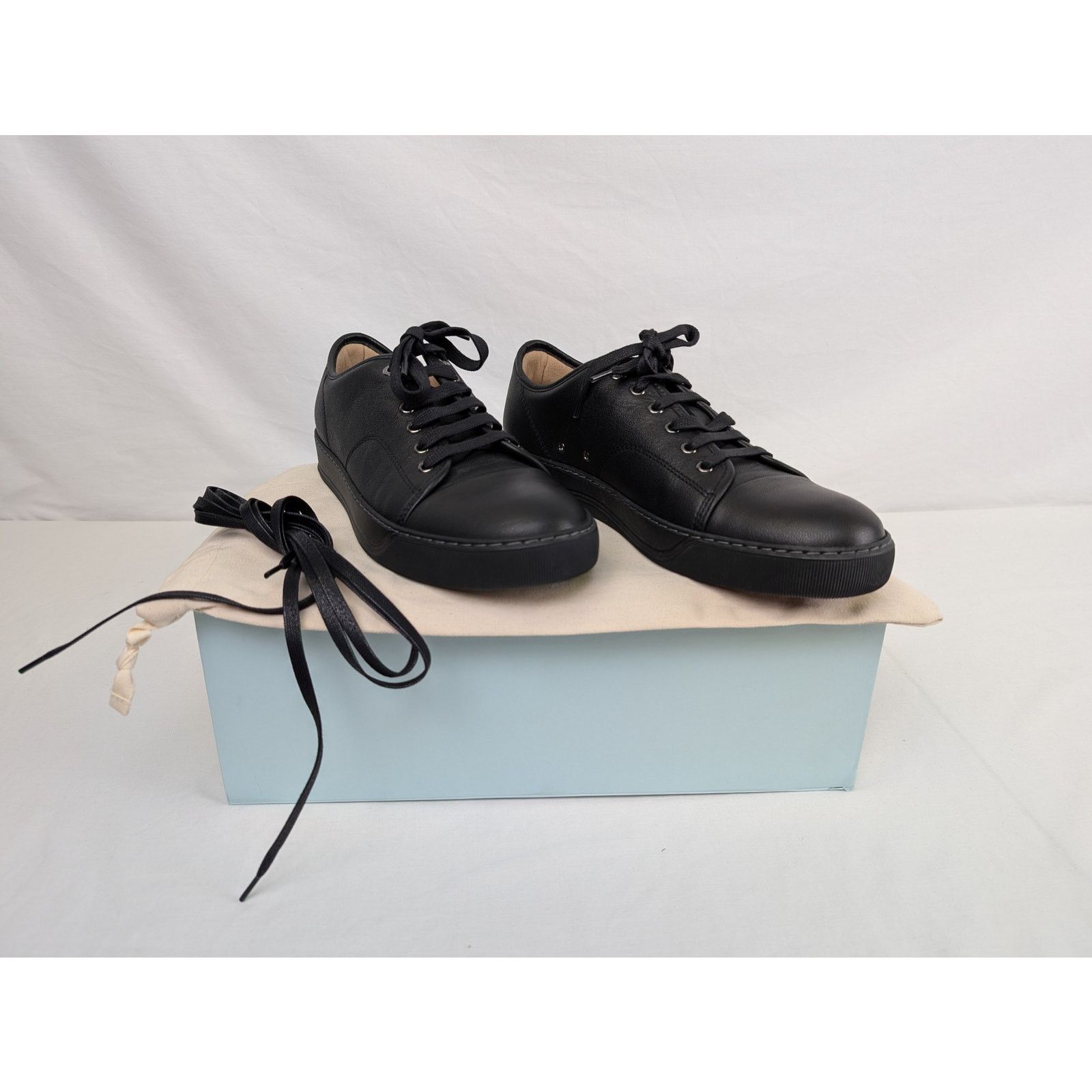 Lanvin o1rshd1 Men's Shoes Boots in Black Size US 12 / EU 45 - 15 Thumbnail