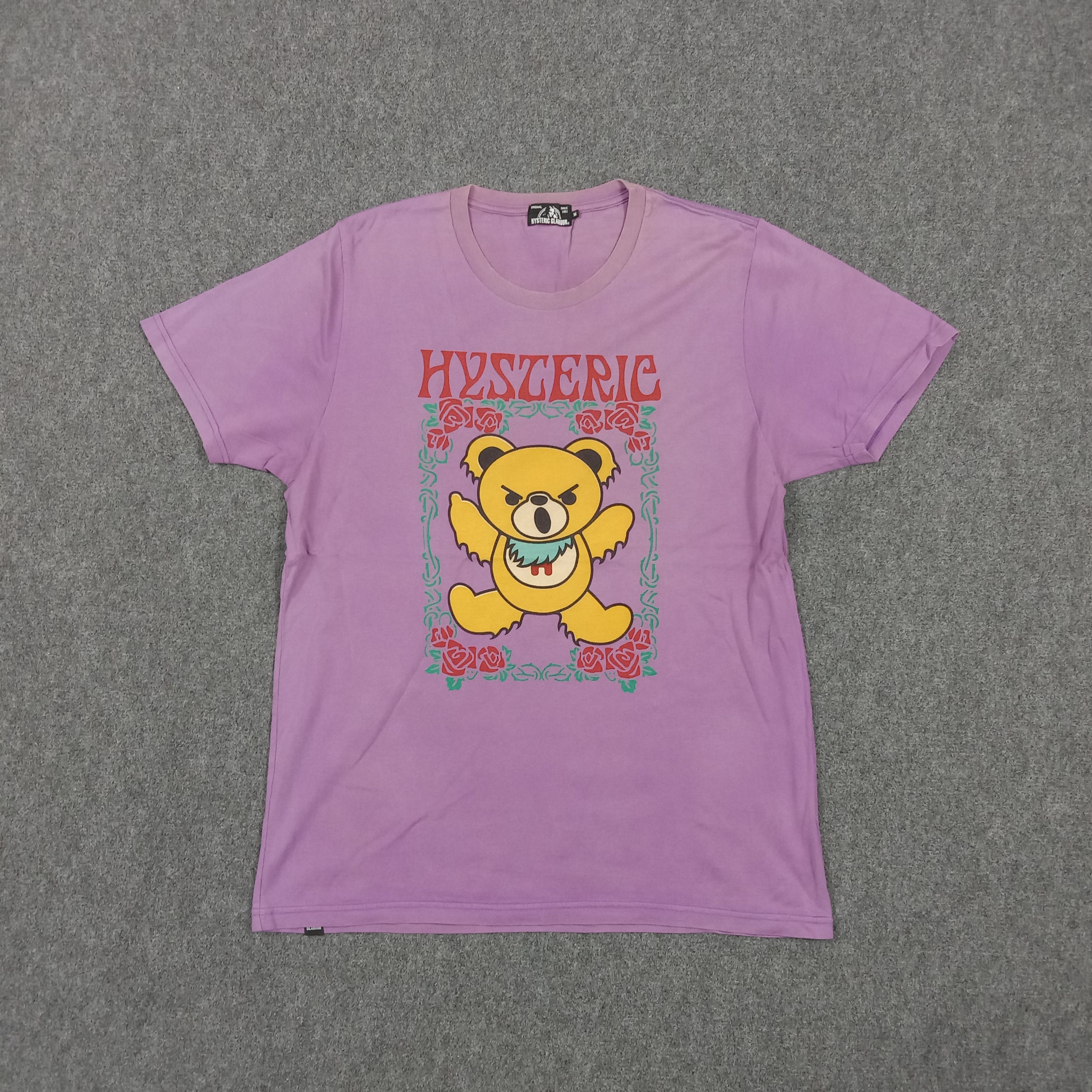 Hysteric Glamour Hysteric Glamour Japanese Bear Graphic Tshirt C294N60 Size US M / EU 48-50 / 2 - 1 Thumbnail