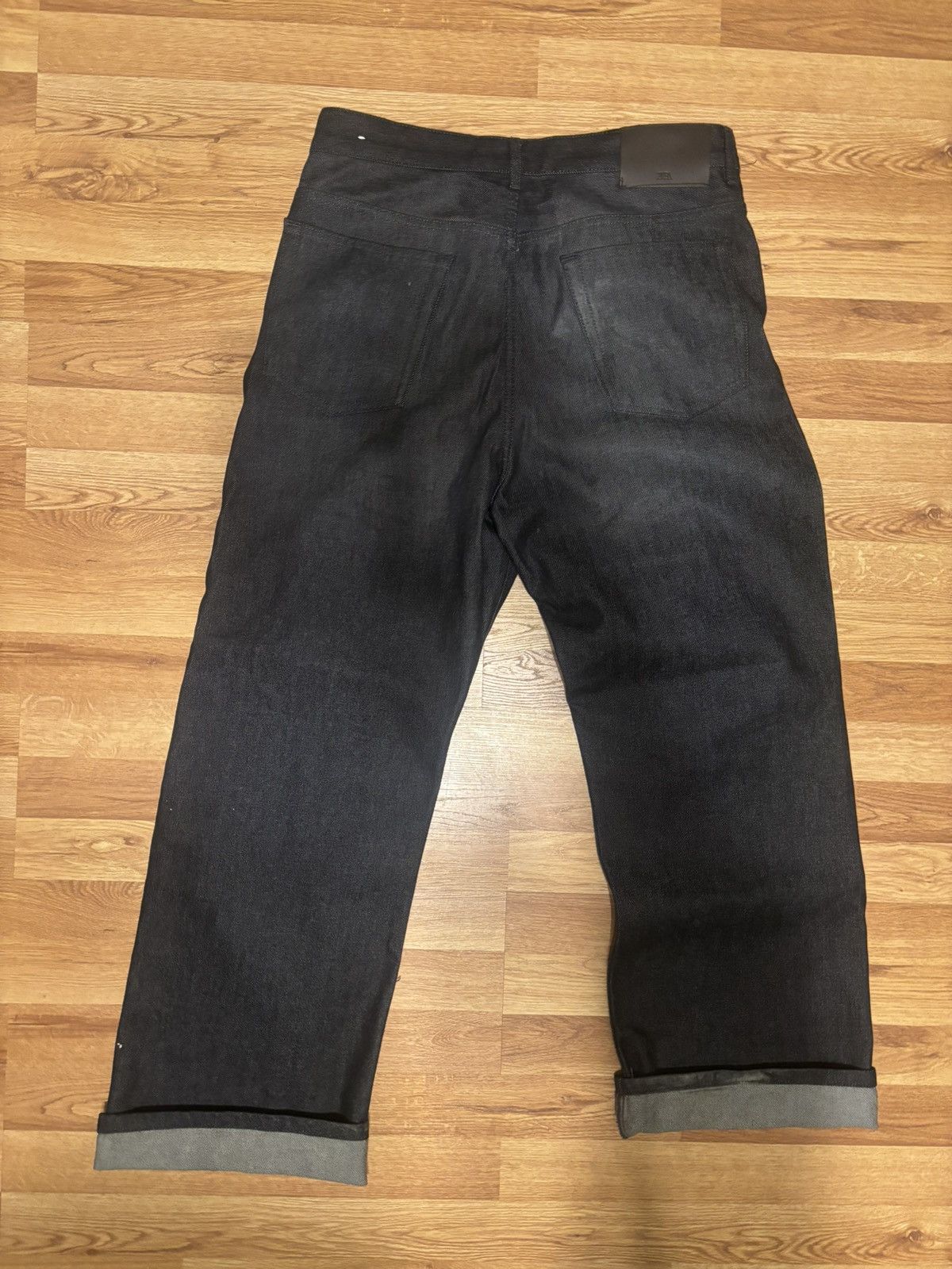 Zara Raw denim wide fit Size US 34 / EU 50 - 2 Thumbnail