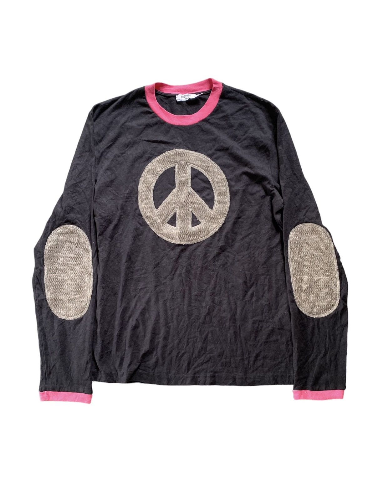 Moschino Iconic Anarchy knit center logo Size US L / EU 52-54 / 3 - 1 Thumbnail