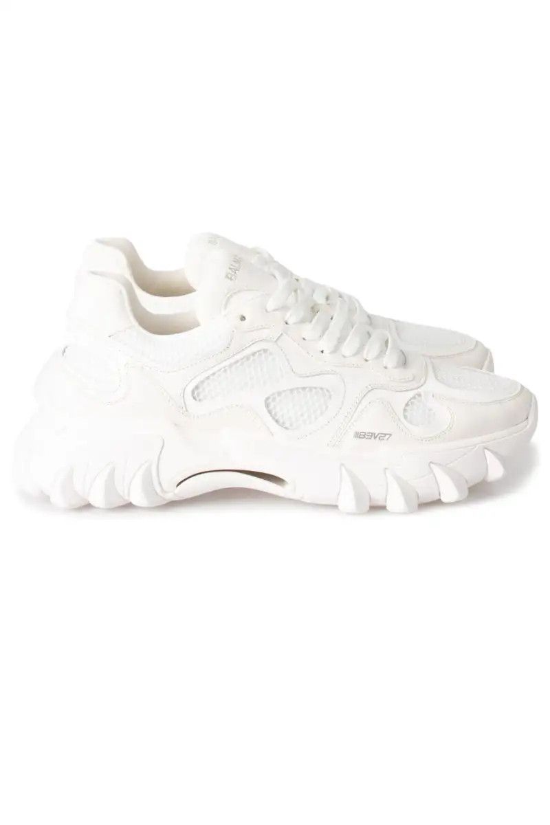 Balmain o1y0426 Low-Top Sneakers in White Size US 13 / EU 46 - 1 Thumbnail