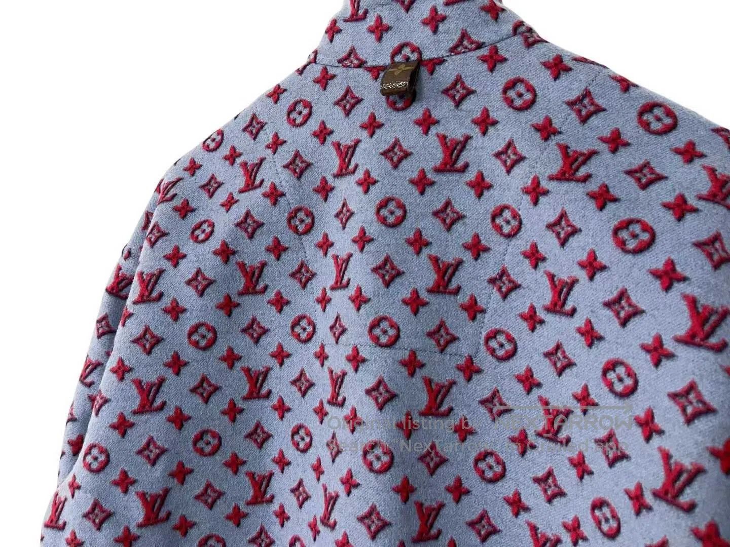 Louis Vuitton louis vuitton wool patterned coat. Size M / US 6-8 / IT 42-44 - 4 Thumbnail