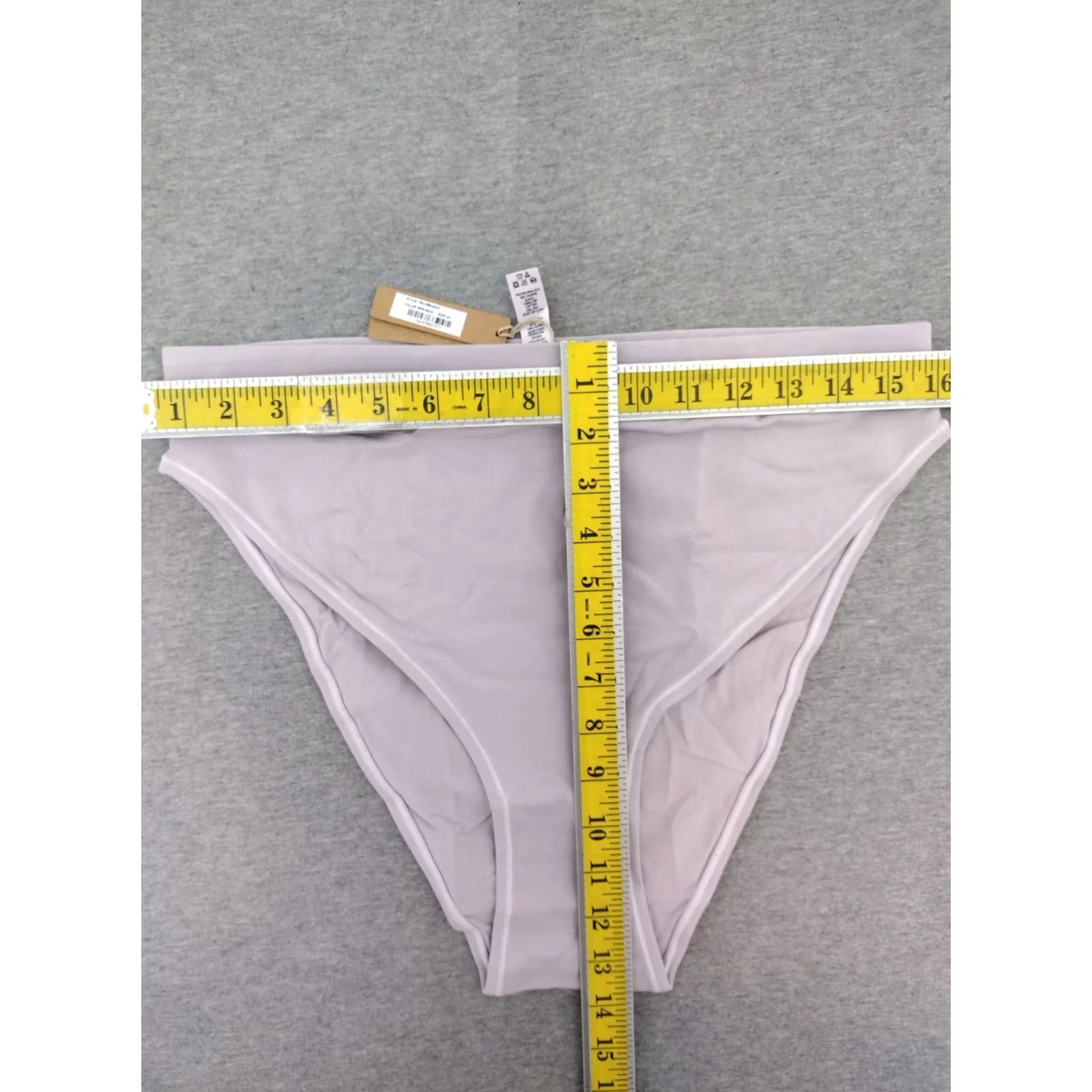 SKIMS SKIMS Panties Tanga Plus 4X Iris Mica Cotton Blend 90% Cotton / 10% Spandex Hand Wash Only Size 40" / US 18 - 3 Thumbnail