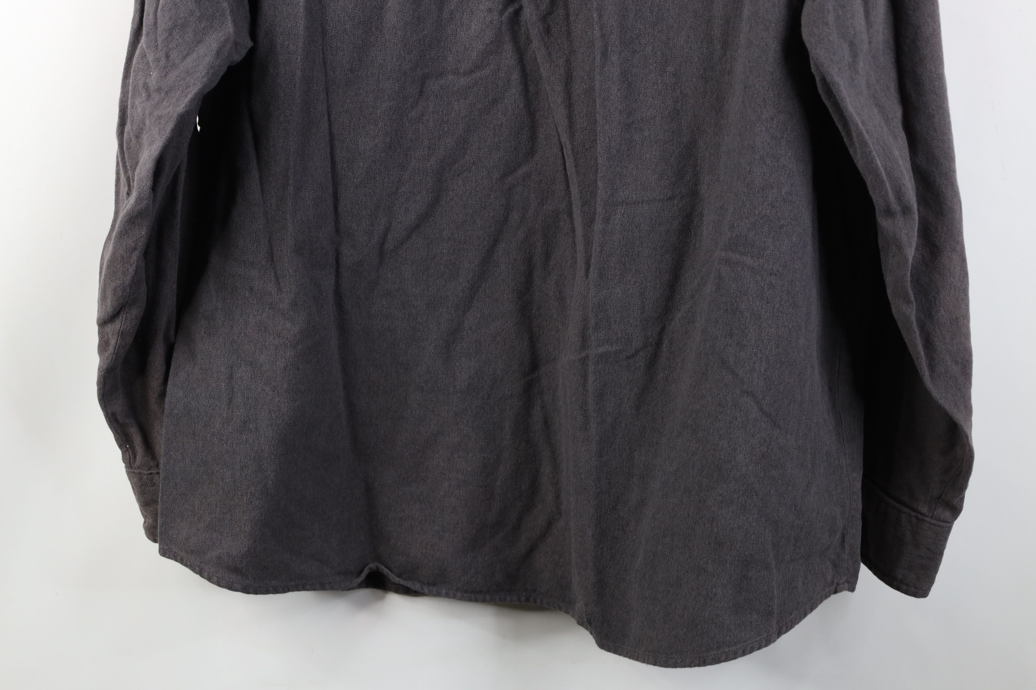 Woolrich Woolen Mills Vintage Woolrich Chamois Cloth Button Shirt Gray Cotton Size US XL / EU 56 / 4 - 13 Thumbnail