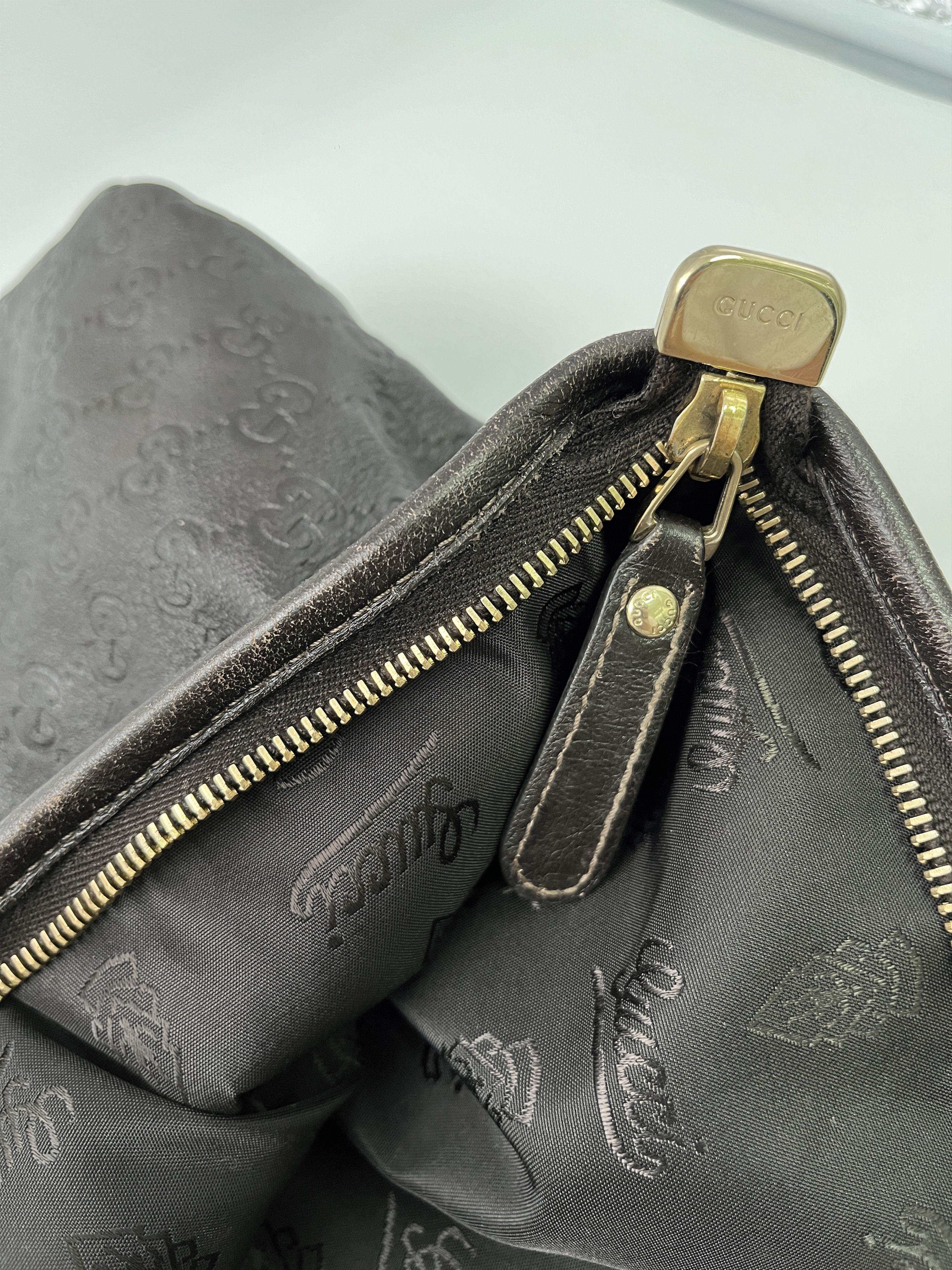 Gucci Gucci Brown Monogram Carrier Bag Size ONE SIZE - 9 Thumbnail