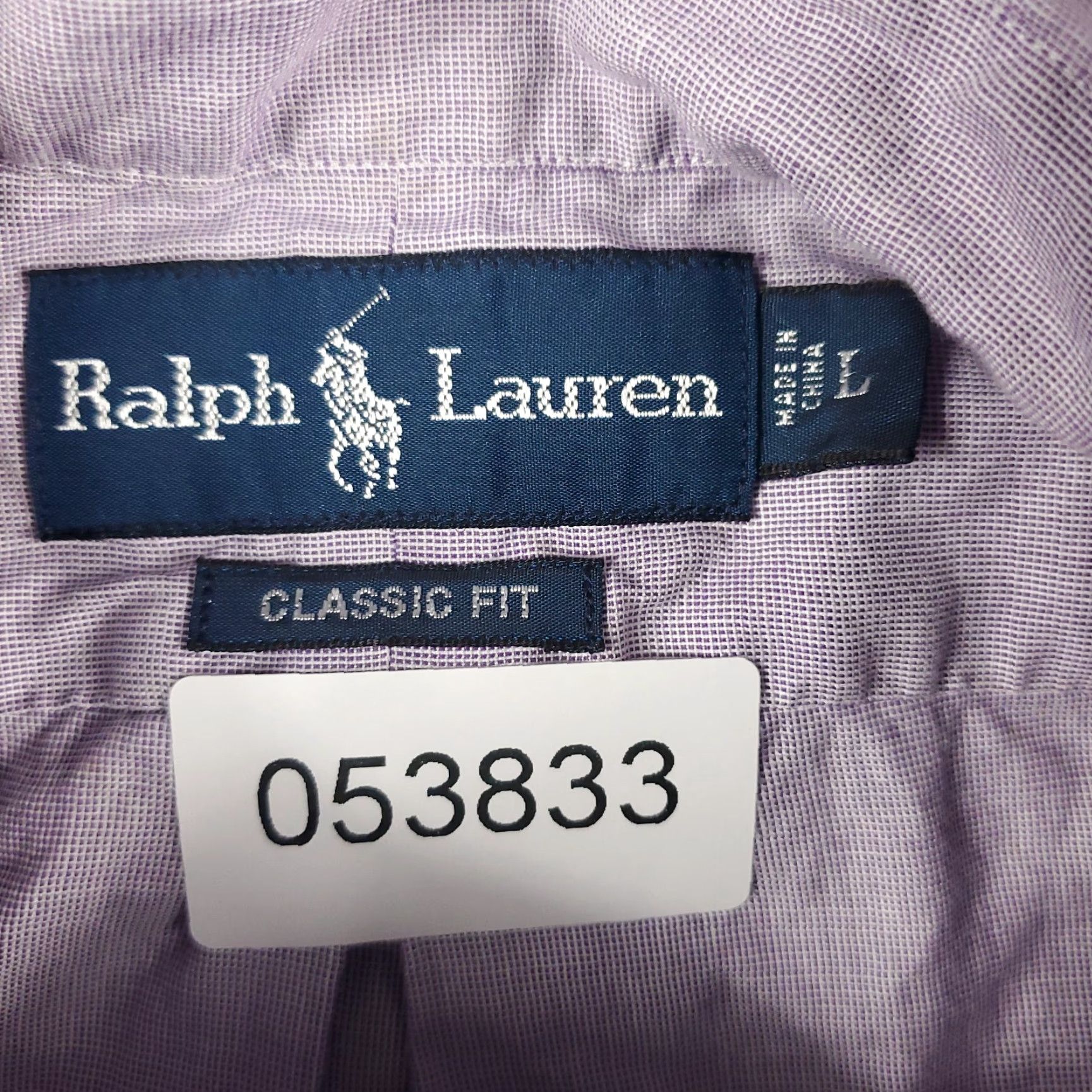 Ralph Lauren Ralph Lauren Shirt Mens Large Purple Button-Up Long Sleeve Cotton Pony Logo Size US L / EU 52-54 / 3 - 8 Thumbnail