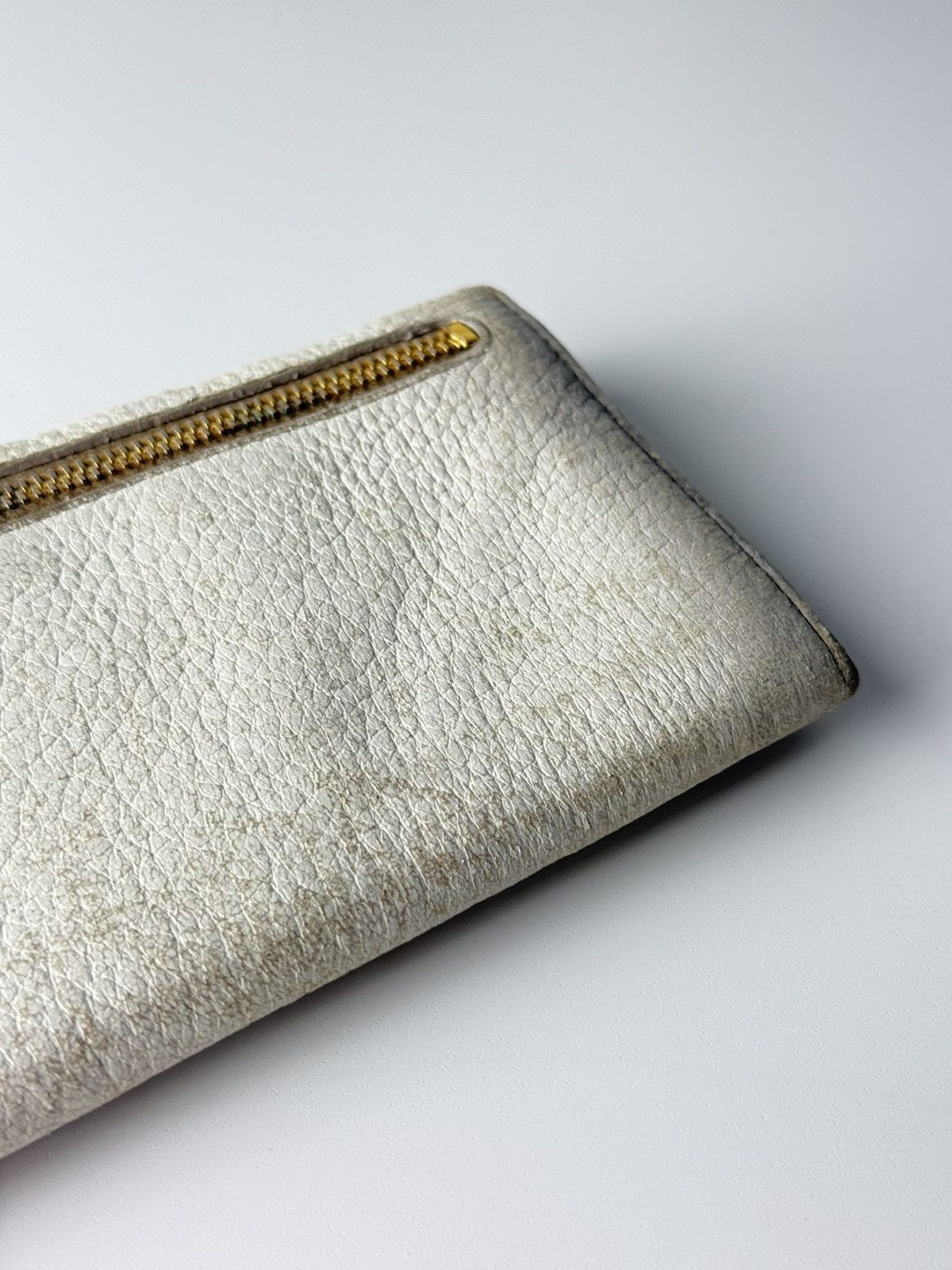 Prada Prada Leather Wallet Grey Size ONE SIZE - 13 Thumbnail