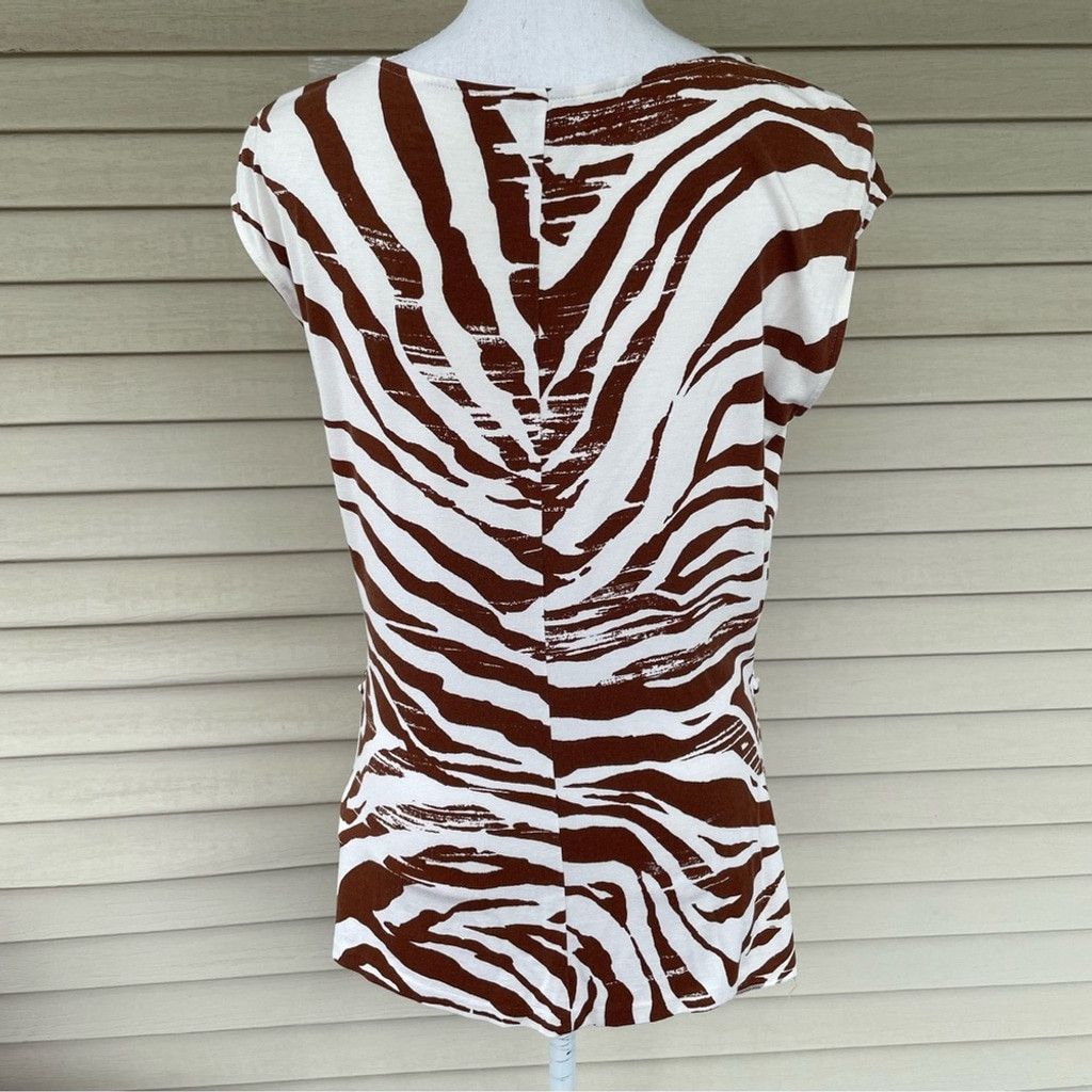 Lafayette 148 Lafayette 148 Gathered Center Blouse Size M Size M / US 6-8 / IT 42-44 - 4 Thumbnail