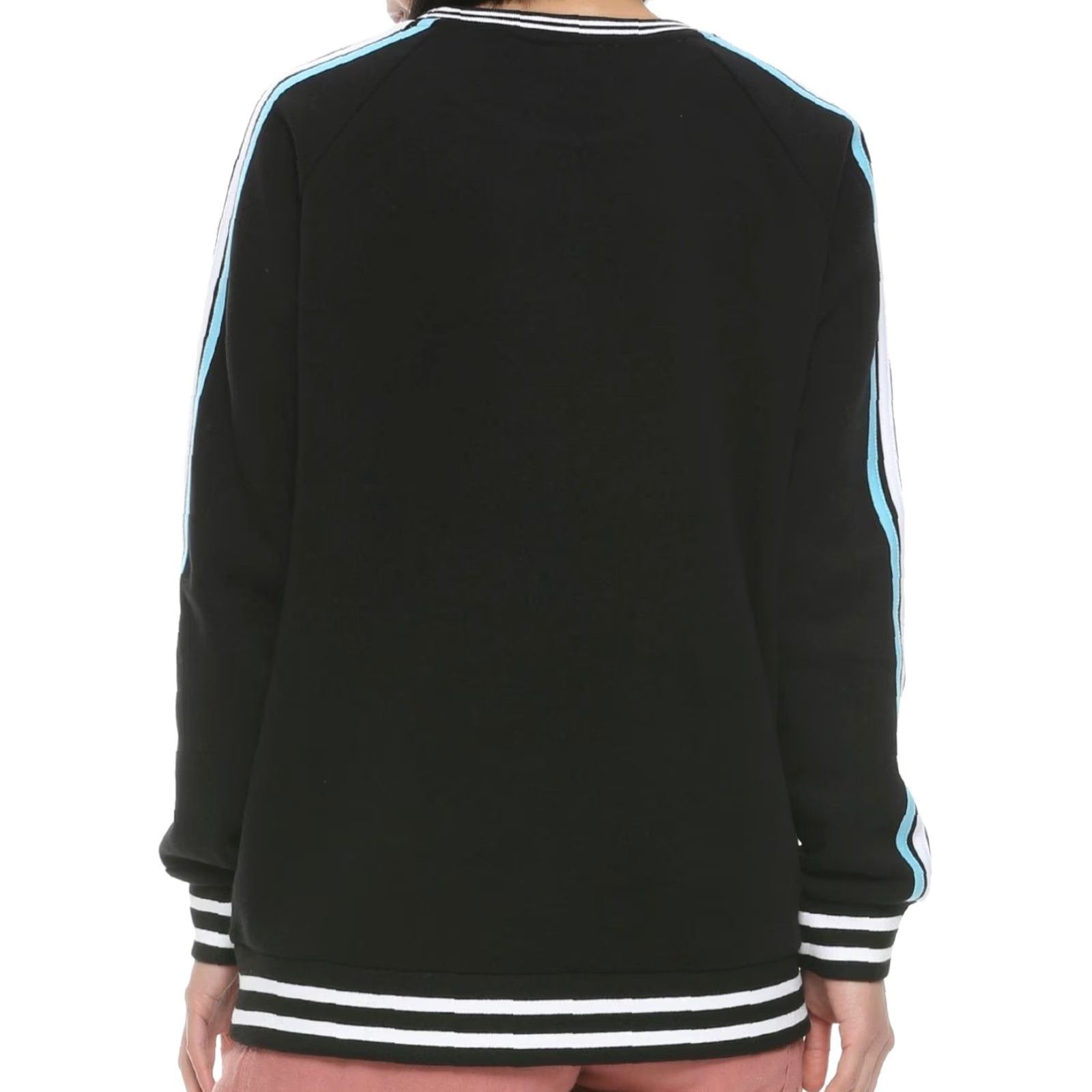 Vintage Powerpuff Girls Cartoon Network Our Universe MD Black Embroidered Sweatshirt NWT Sweater Size M / US 6-8 / IT 42-44 - 2 Thumbnail