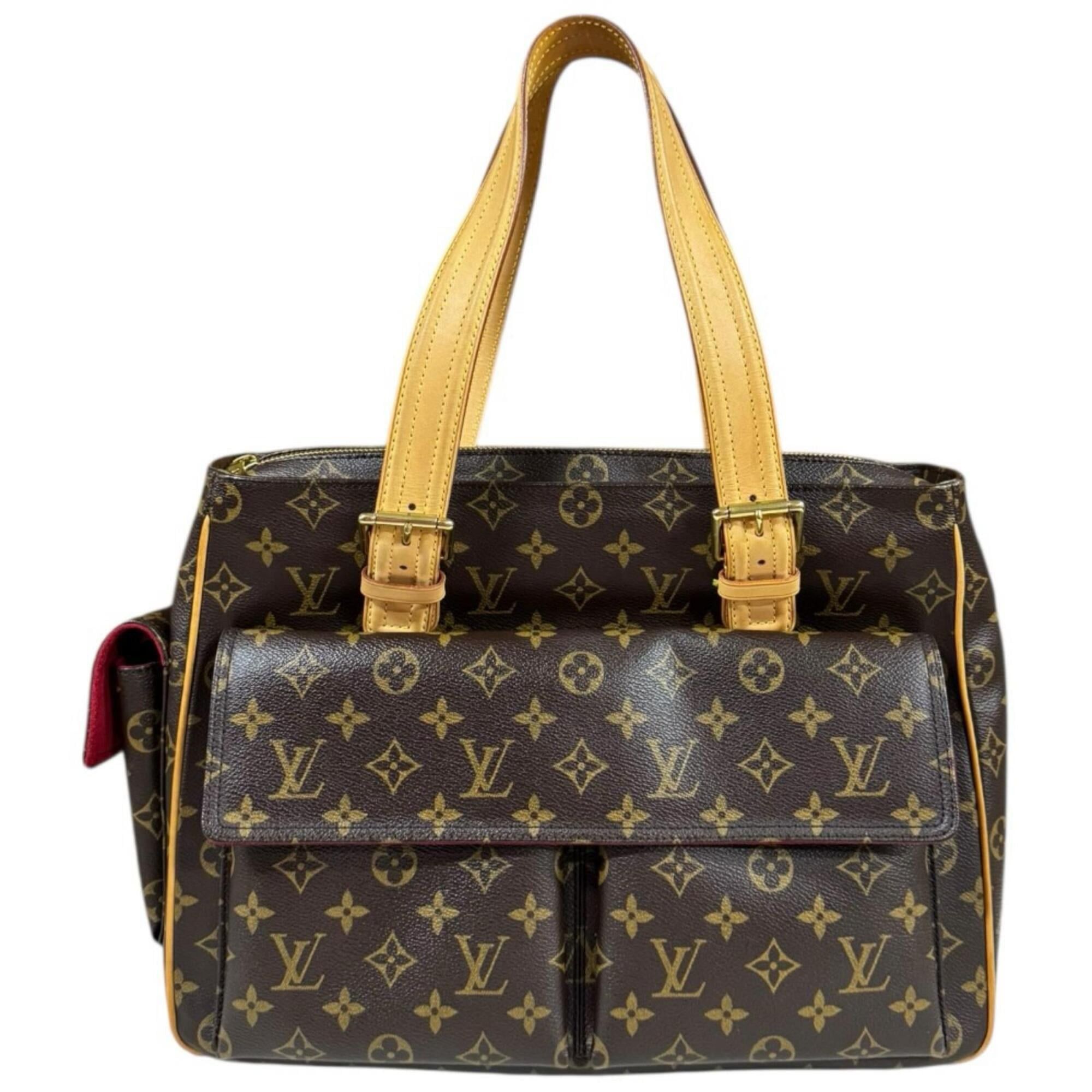 Louis Vuitton Louis Vuitton Multiplicité Monogram Handbag, Canvas M51162, Brown, Women's, LOUIS VUITTON, Used Size ONE SIZE - 1 Thumbnail