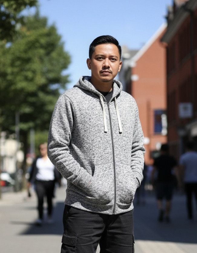 Other Ziphoodie misty grey Size US M / EU 48-50 / 2 - 1 Thumbnail