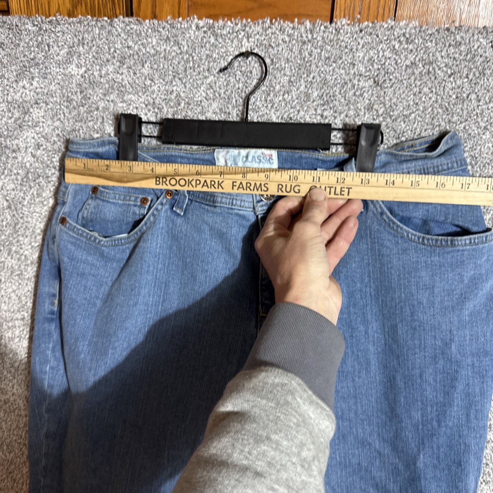 Faded Glory Lot of 2 Faded Glory Mom Jeans Womens 16W Plus Petite Size 38" / US 16 / IT 52 - 14 Thumbnail