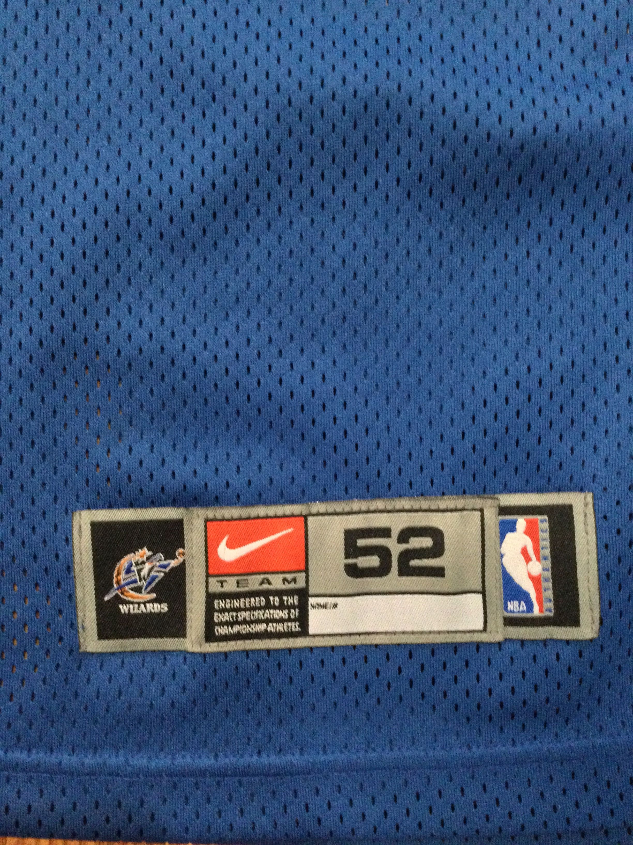 Nike Authentic Washington Wizards Jerry Stackhouse Nike Jersey Size US XXL / EU 58 / 5 - 3 Thumbnail