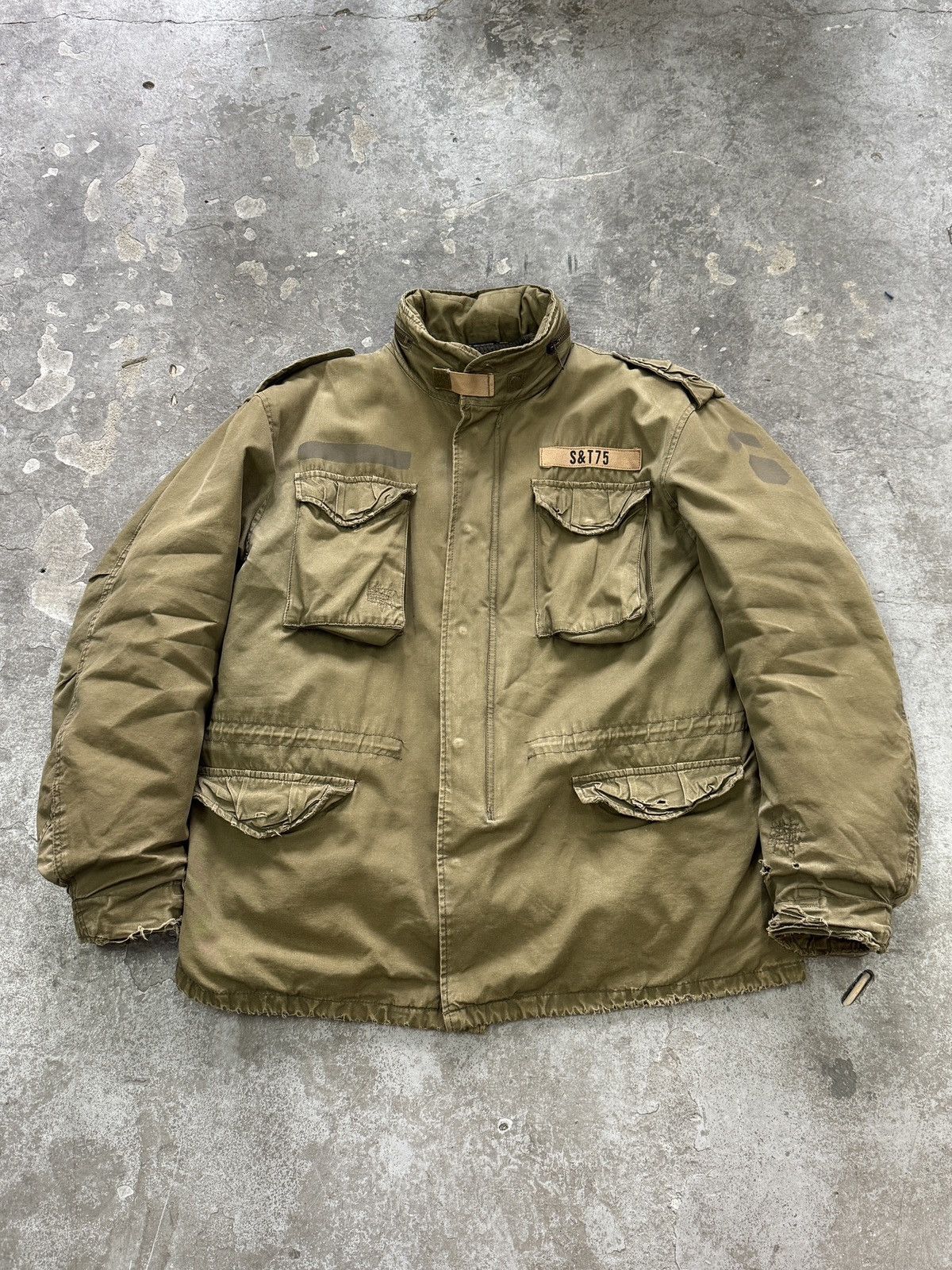 Vintage Vintage Military Jacket 2in1 Size US L / EU 52-54 / 3 - 1 Thumbnail
