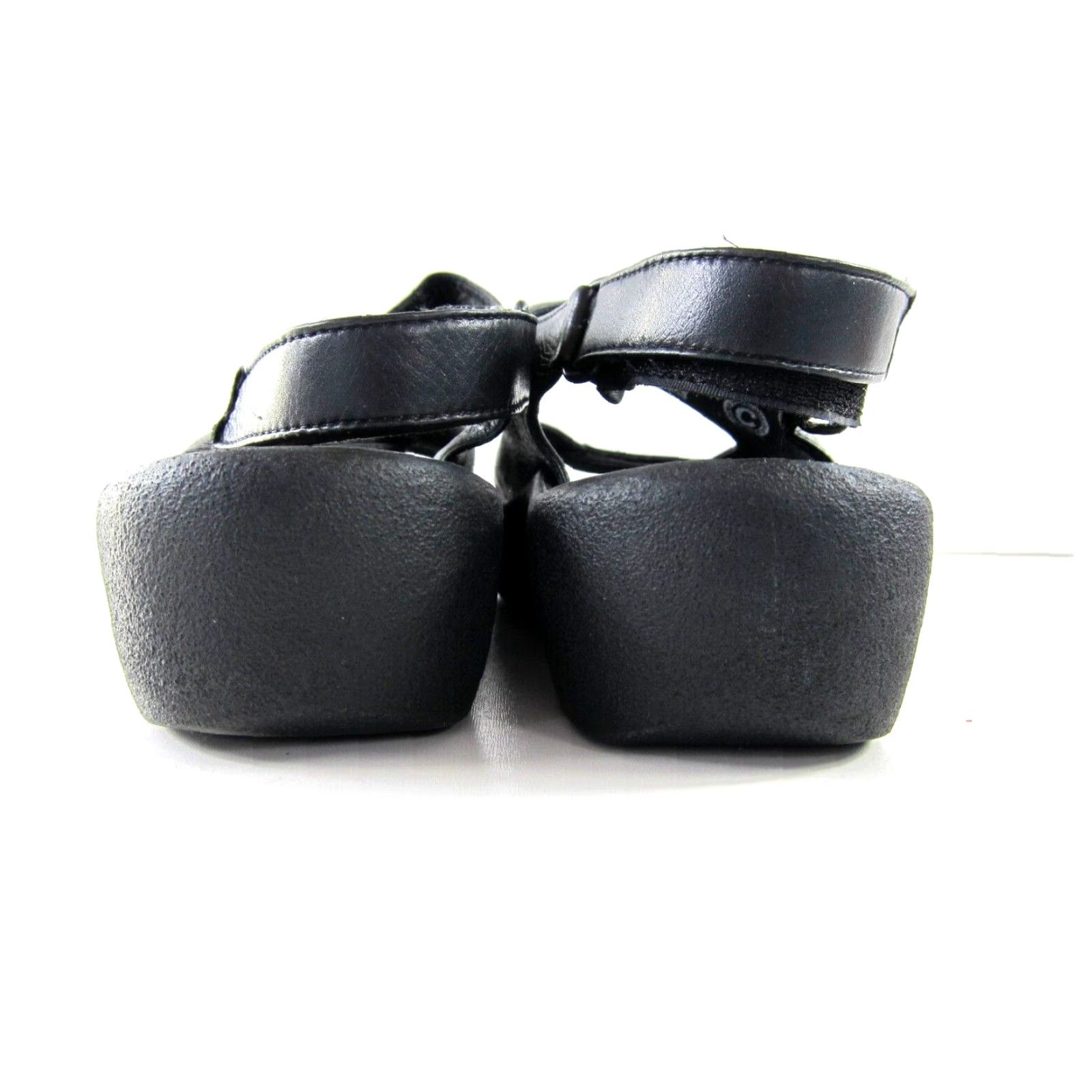 Vintage Wolky Jewel Sling Back 100% Leather Sandal Women Leather Slingback Comfort Walking Black 42/10.5 C Womens 90s Size US 11 / IT 41 - 5 Thumbnail