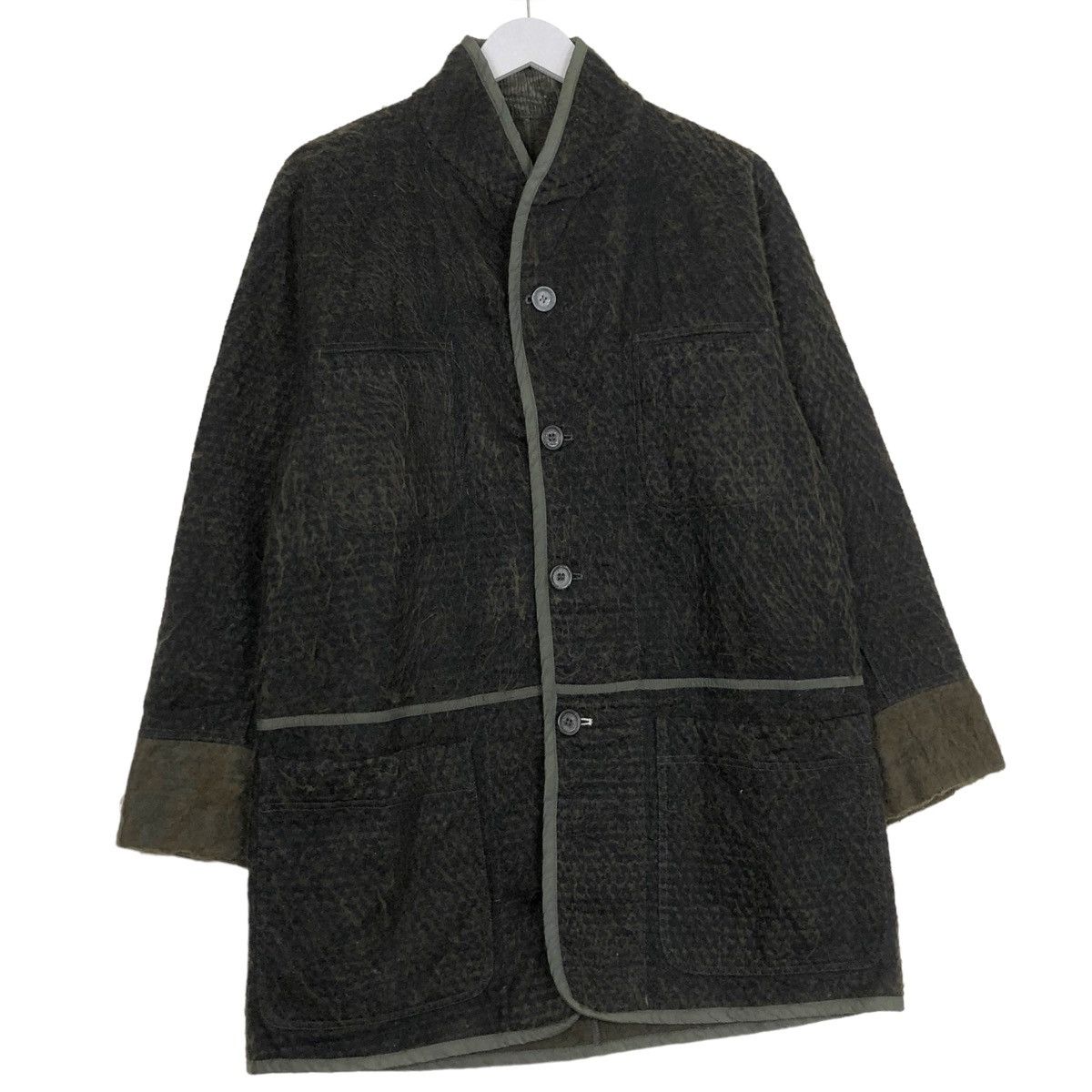 Marithe + Francois Girbaud × Vintage 💥80s MFG MOHAIR CLASSIC BUTTON JACKET Size US M / EU 48-50 / 2 - 3 Thumbnail