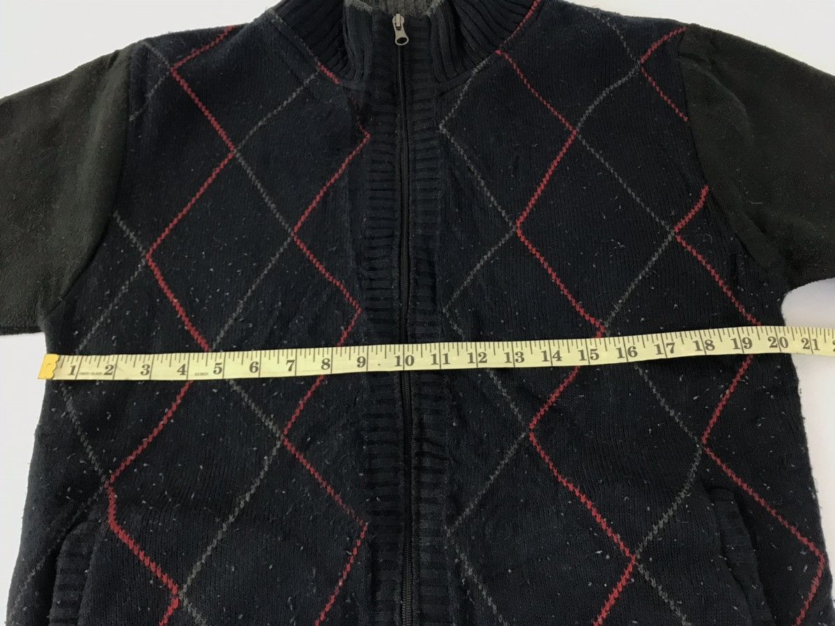 Designer Gianni Valentino Fleece Plaid Checked Japanese Brand Zip Up Size US M / EU 48-50 / 2 - 9 Thumbnail