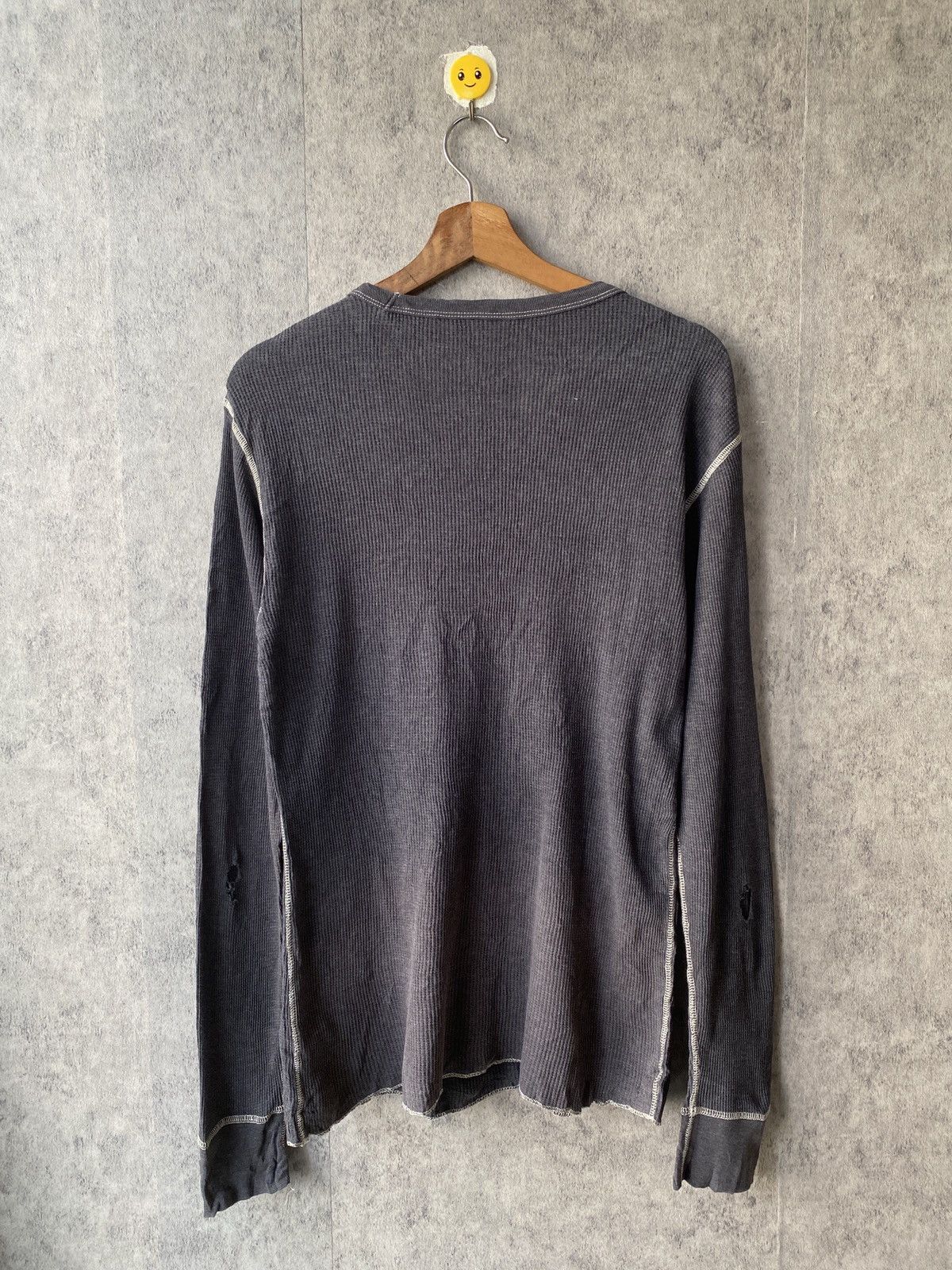 Polo Ralph Lauren Polo Ralph Lauren Distressed Faded Long Sleeve Thermal Shirt Size US M / EU 48-50 / 2 - 3 Thumbnail