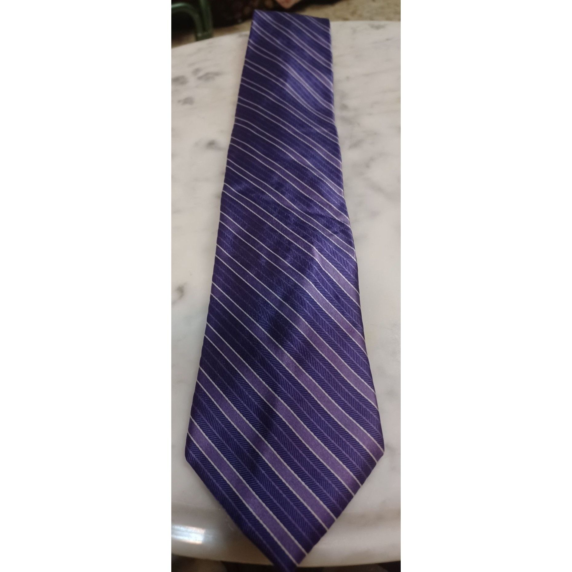 The Tie Bar The Tie Bar Men's 100% Silk Tie Shades of Purple & a Little Size ONE SIZE - 1 Thumbnail