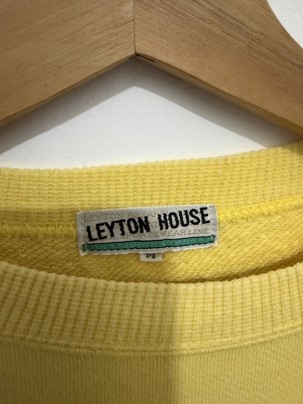 Japanese Brand Vintage Japanese Brand Leyton House Racing Yellow Sweatshirt Size US L / EU 52-54 / 3 - 6 Thumbnail