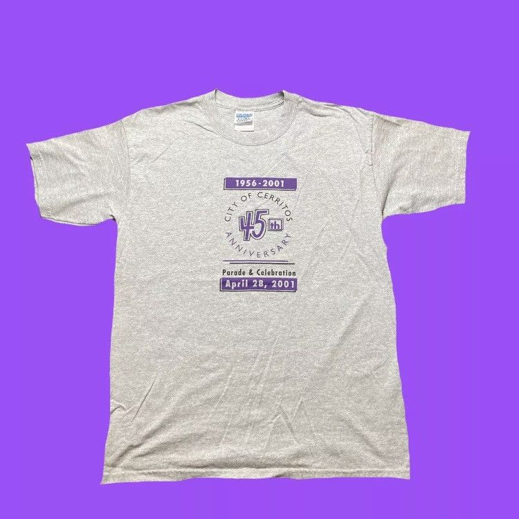 Gildan × Vintage VTG Cerritos California 45th Anniversary Graphic T Shirt Size US L / EU 52-54 / 3 - 1 Thumbnail