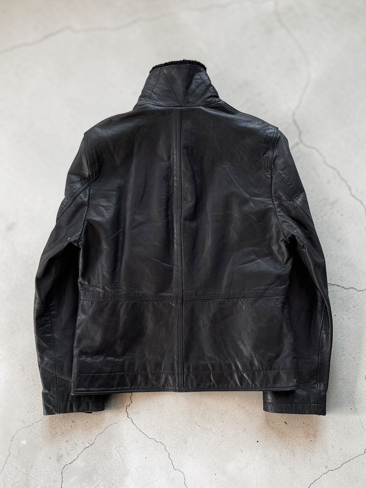 Banana Republic × Peter Do F/W 2010 BANANA REPUBLIC MEN'S GENUINE LEATHER JACKET Size US M / EU 48-50 / 2 - 4 Thumbnail