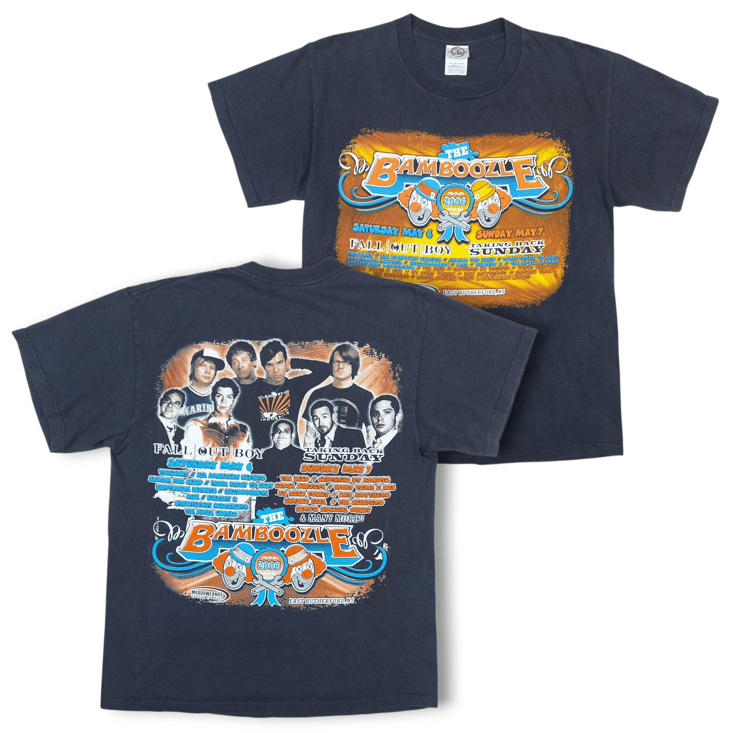 Band Tees VTG 2006 The Bamboozle Taking Back Sunday Fall Out Boy TEE Size US S / EU 44-46 / 1 - 1 Thumbnail