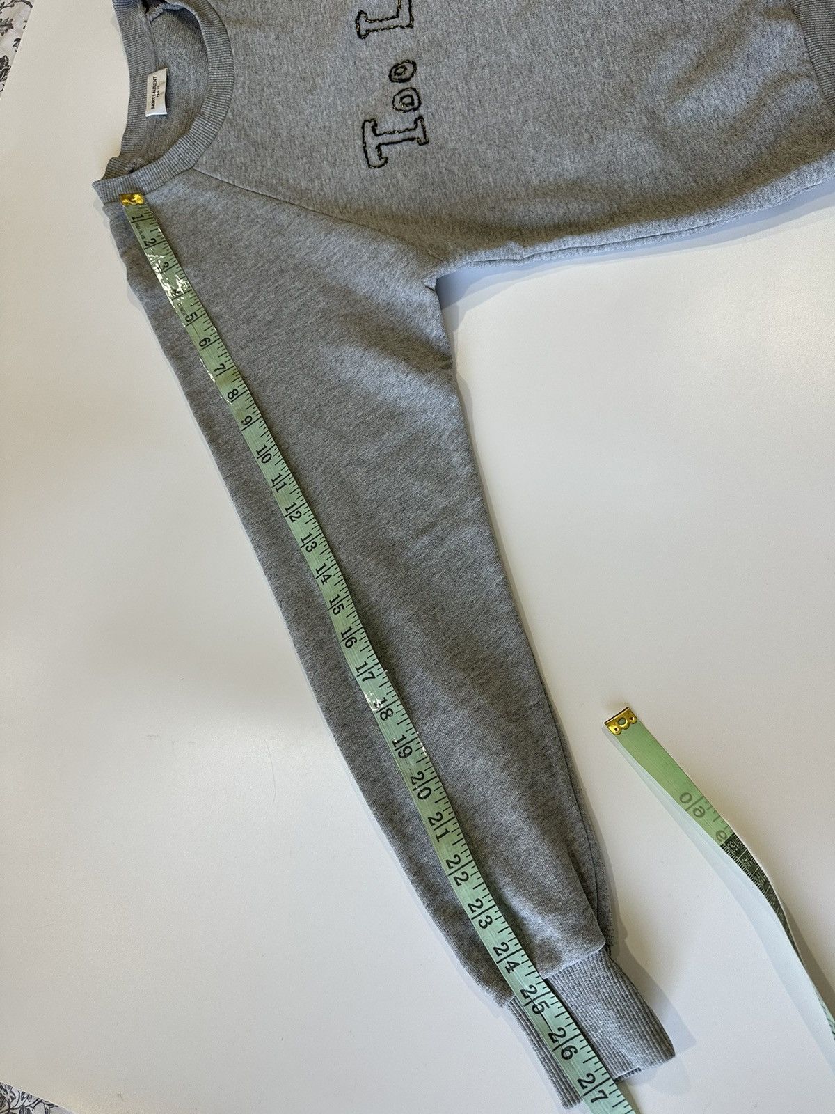 Saint Laurent Paris Saint Lauren Too Late sweatshirt Size S / US 4 / IT 40 - 18 Thumbnail