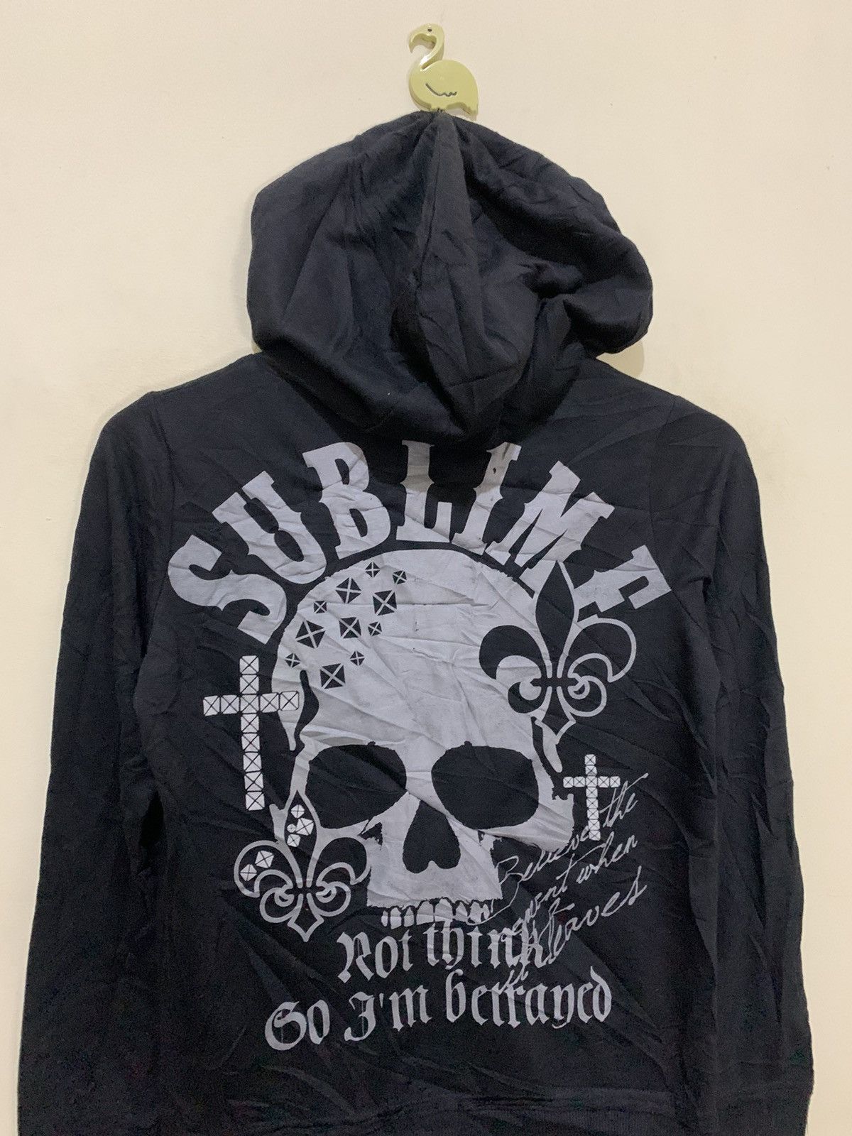 Japanese Brand 🌪️NEED GONE🌪️Vintage Hoodie Ghost In Harlem Skull Sublime Size US M / EU 48-50 / 2 - 4 Thumbnail