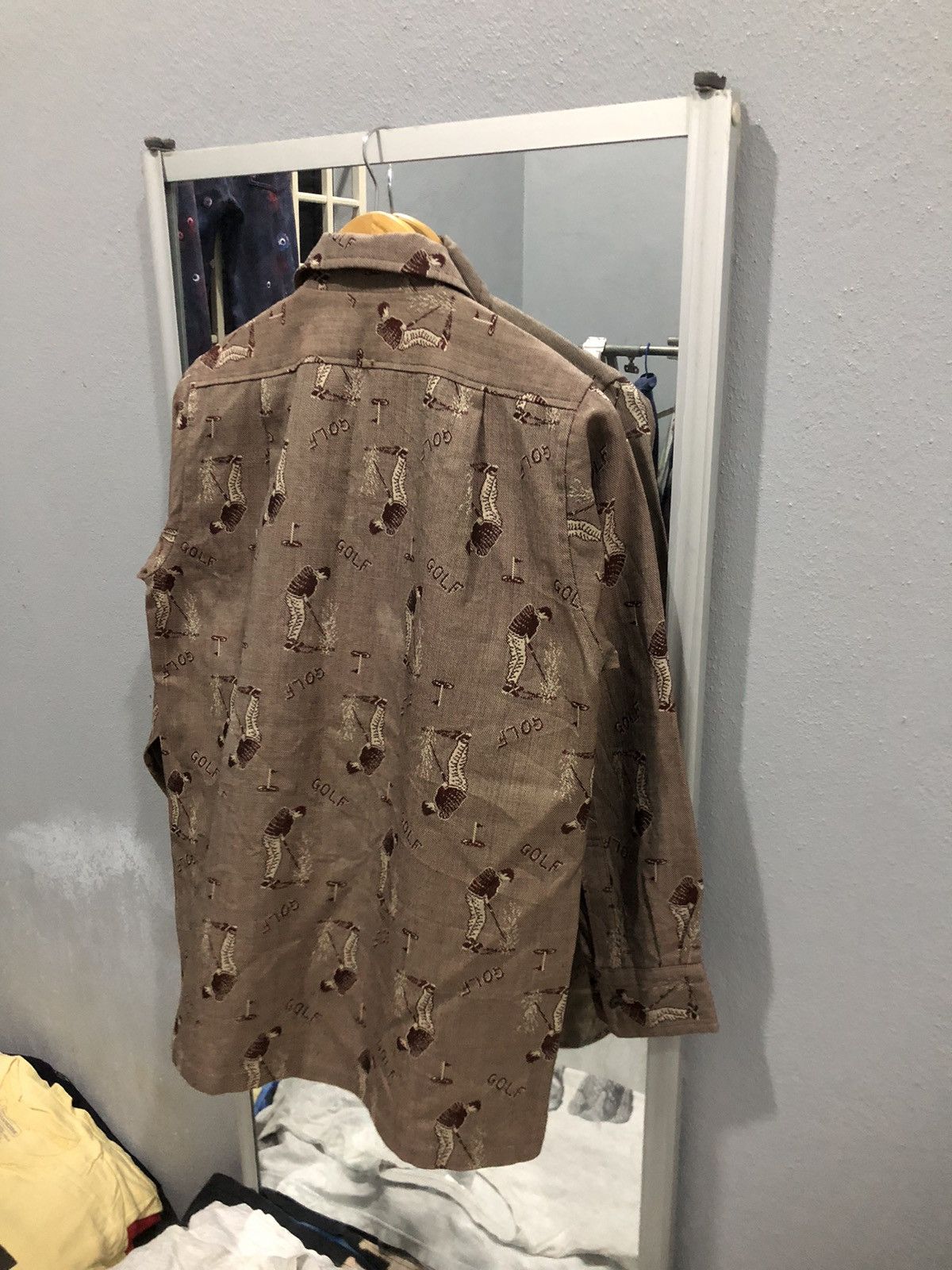 Vintage Vintage All Over Print Golf button-ups shirt Size US S / EU 44-46 / 1 - 7 Thumbnail