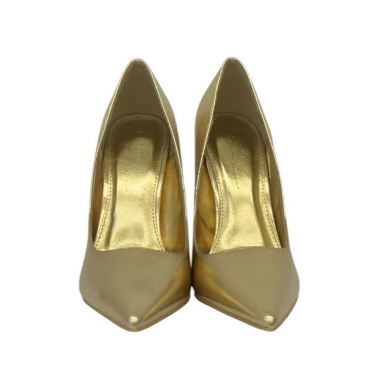 Other OLIVIA FERGUSON / Kiara / Gold / Pointed-Toe / High Heel Pum Size US 8 / IT 38 - 3 Thumbnail