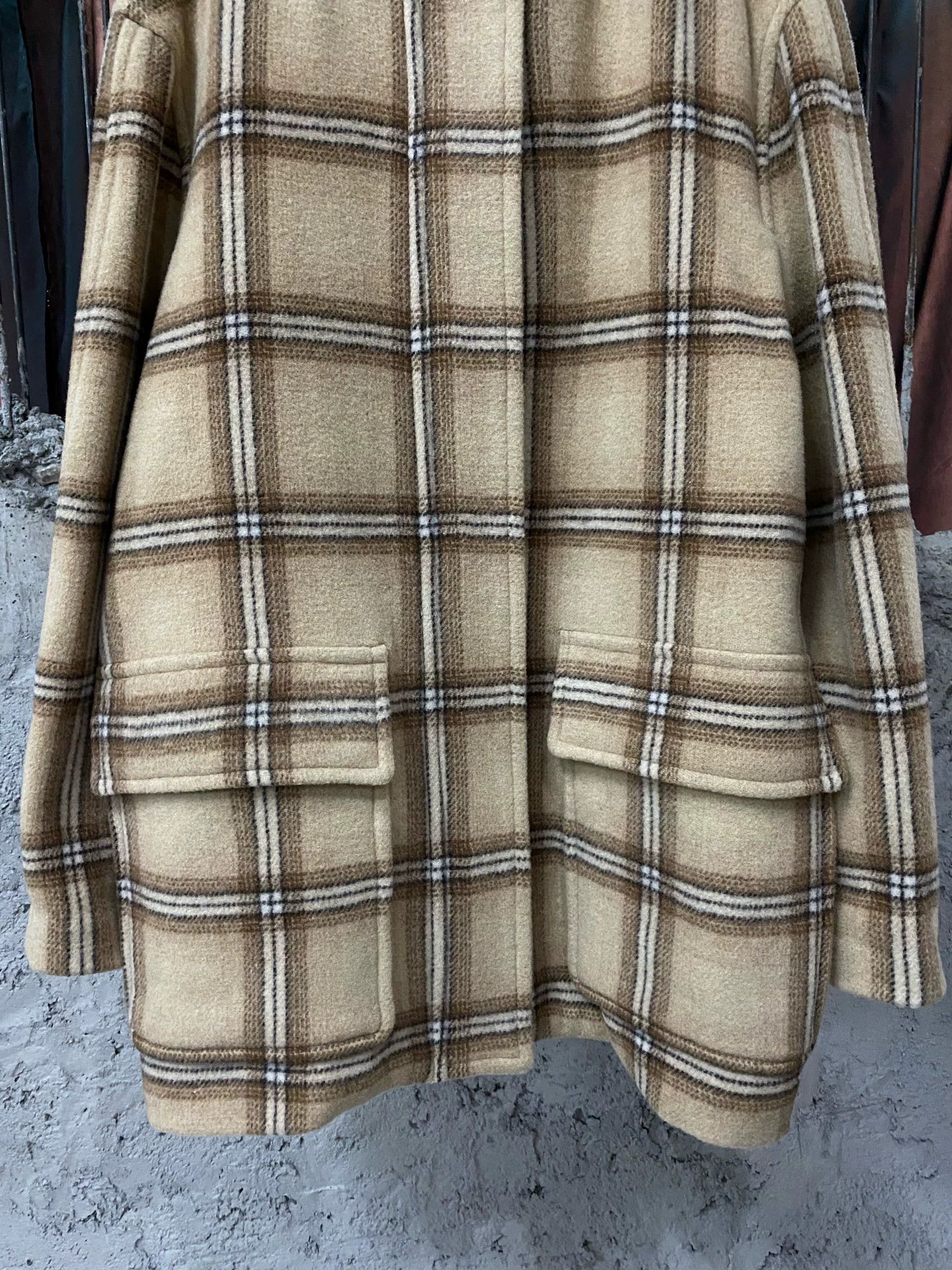 Isabel Marant Isabel Marant Plaid Wool Coat Women's 36 Size XS / US 0-2 / IT 36-38 - 4 Thumbnail