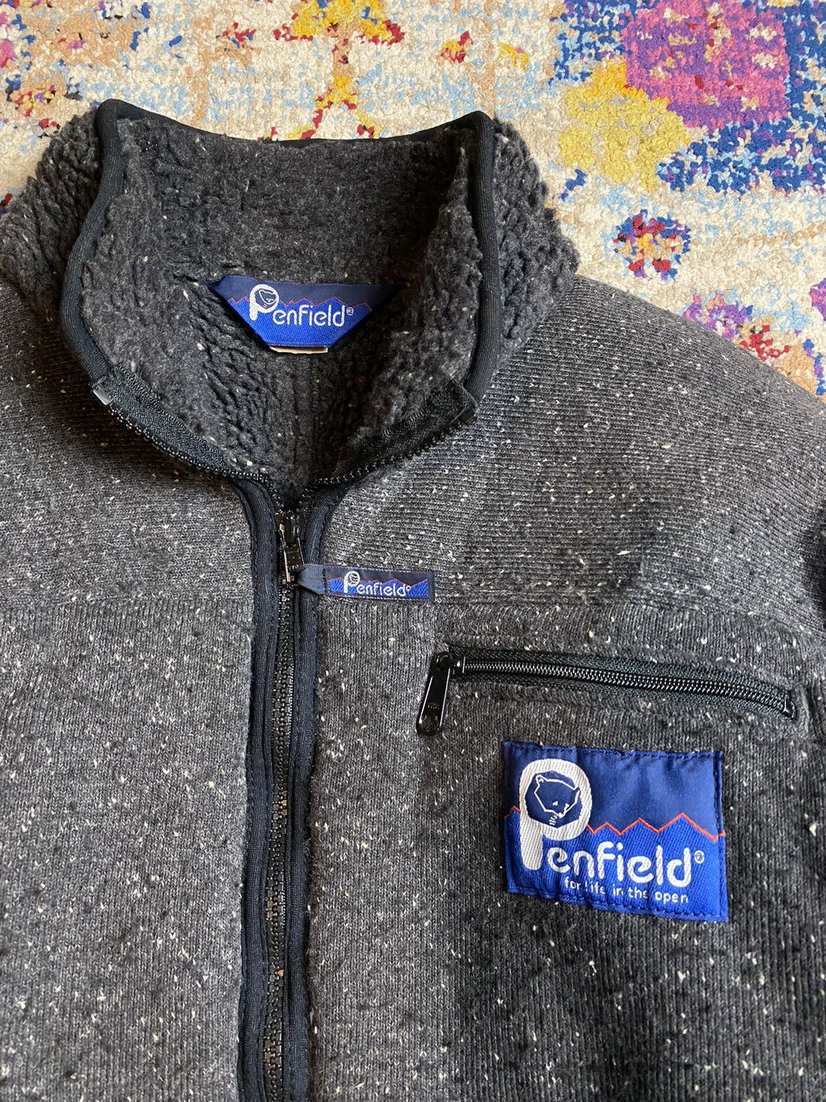 Penfield × Vintage Vtg 90s Penfield Fleece Blouson Plain Fleece Jacket Sweater Size US M / EU 48-50 / 2 - 3 Thumbnail