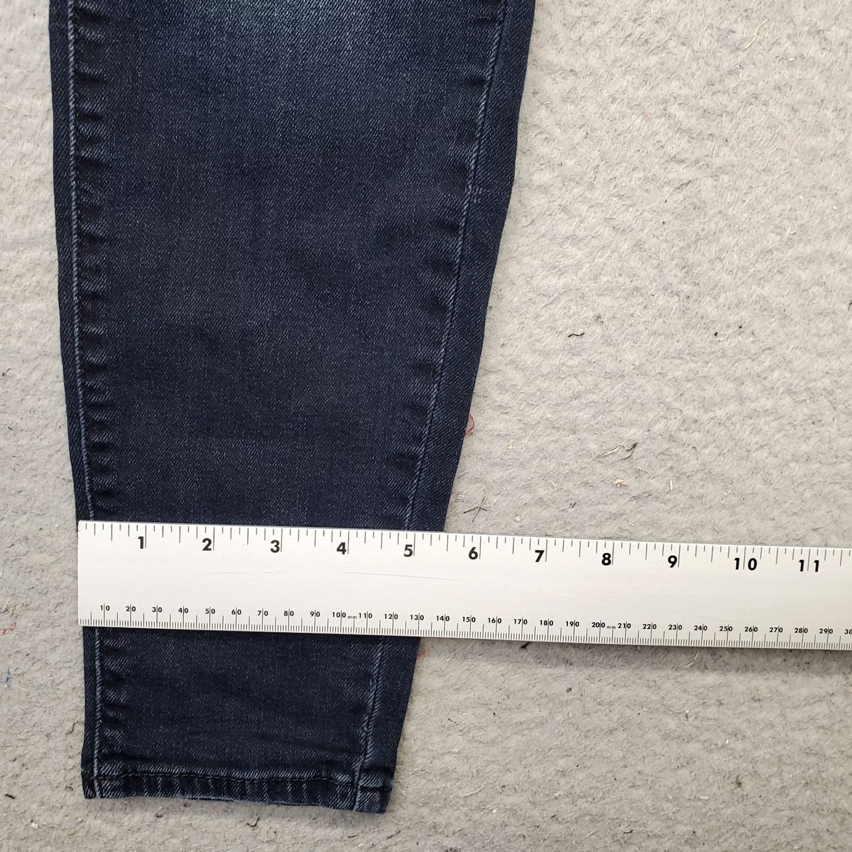 Forever 21 Forever 21 Skinny Jeans Womens 29 Blue Denim Distressed Button Fly Jeans Size 29" - 5 Thumbnail