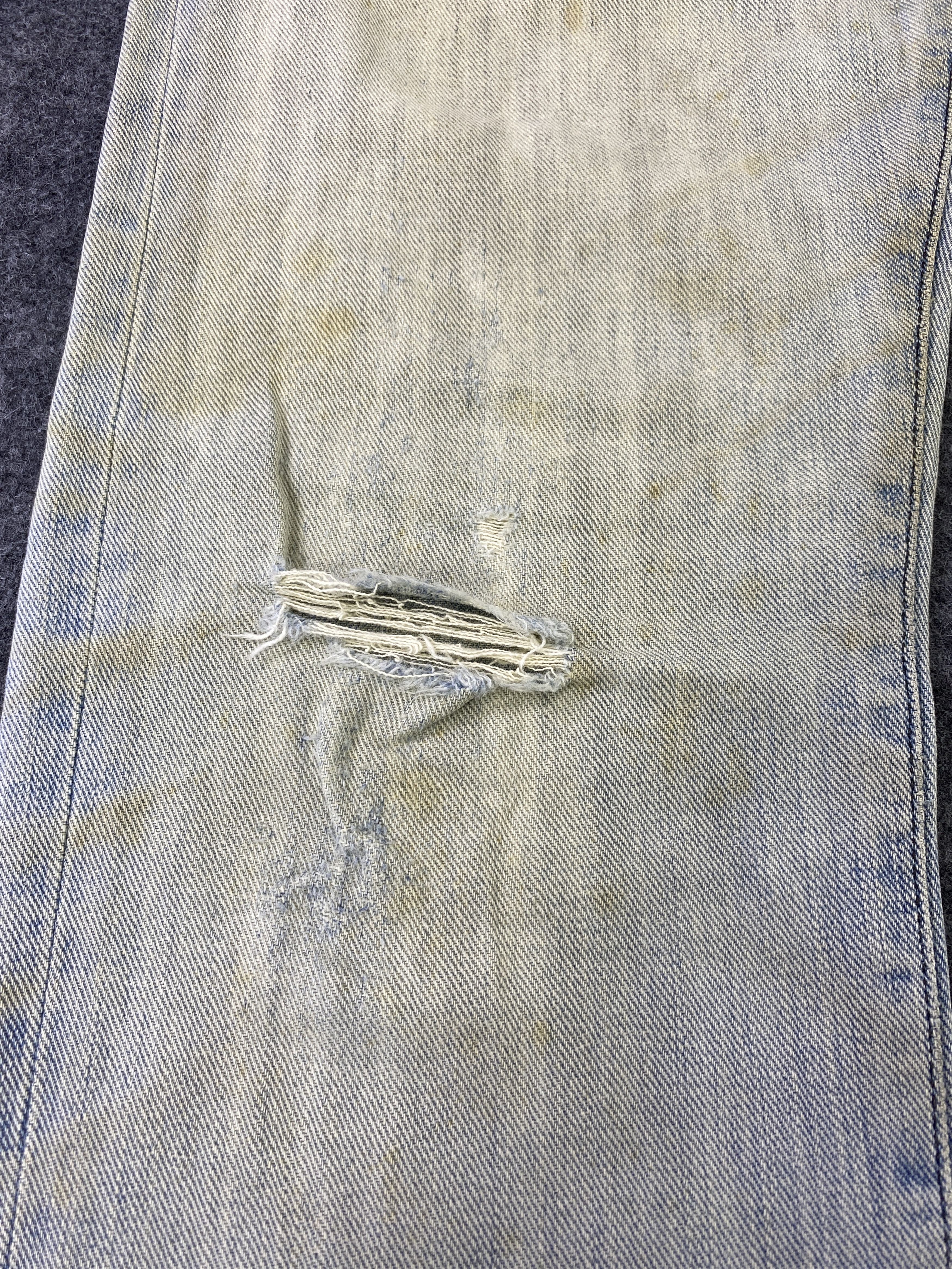 Lee Vintage Lee Low Waisted Distressed Jeans - J893 Size 30" / US 8 / IT 44 - 16 Thumbnail