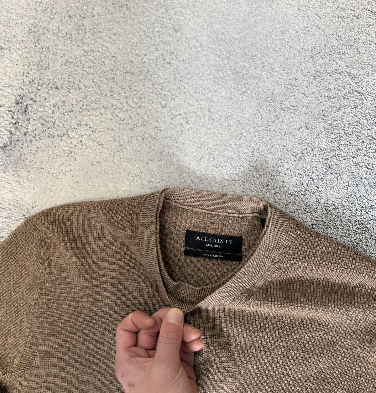 Allsaints AllSaints IVAR Merino Crew Sweater Pullover Mens M RWS Wool Size US M / EU 48-50 / 2 - 6 Thumbnail