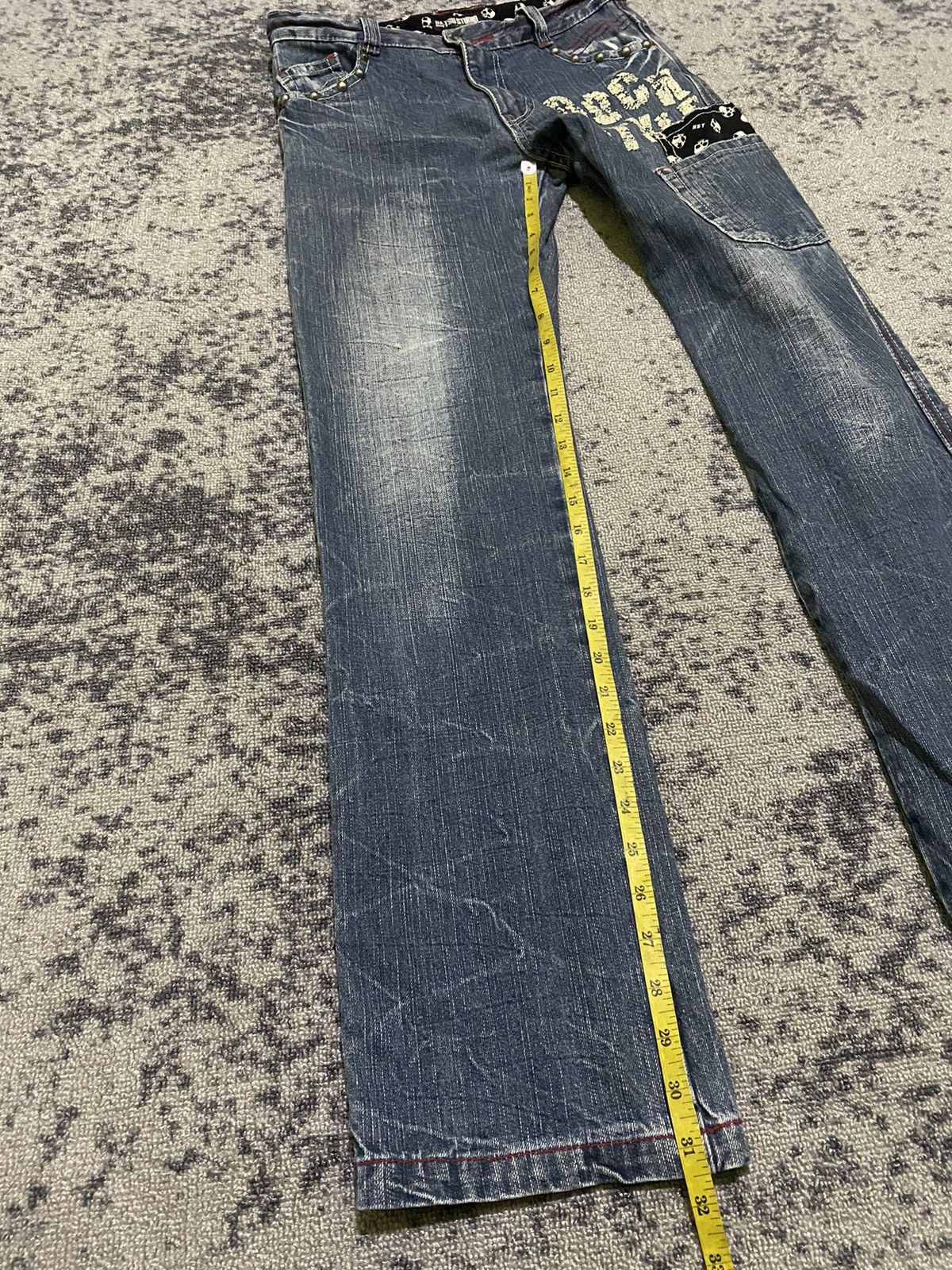 Hysteric Glamour × If Six Was Nine × Japanese Brand Y2k Ba-tsu studio studded ifsixwasnine bootcut jeans Size US 29 - 11 Thumbnail