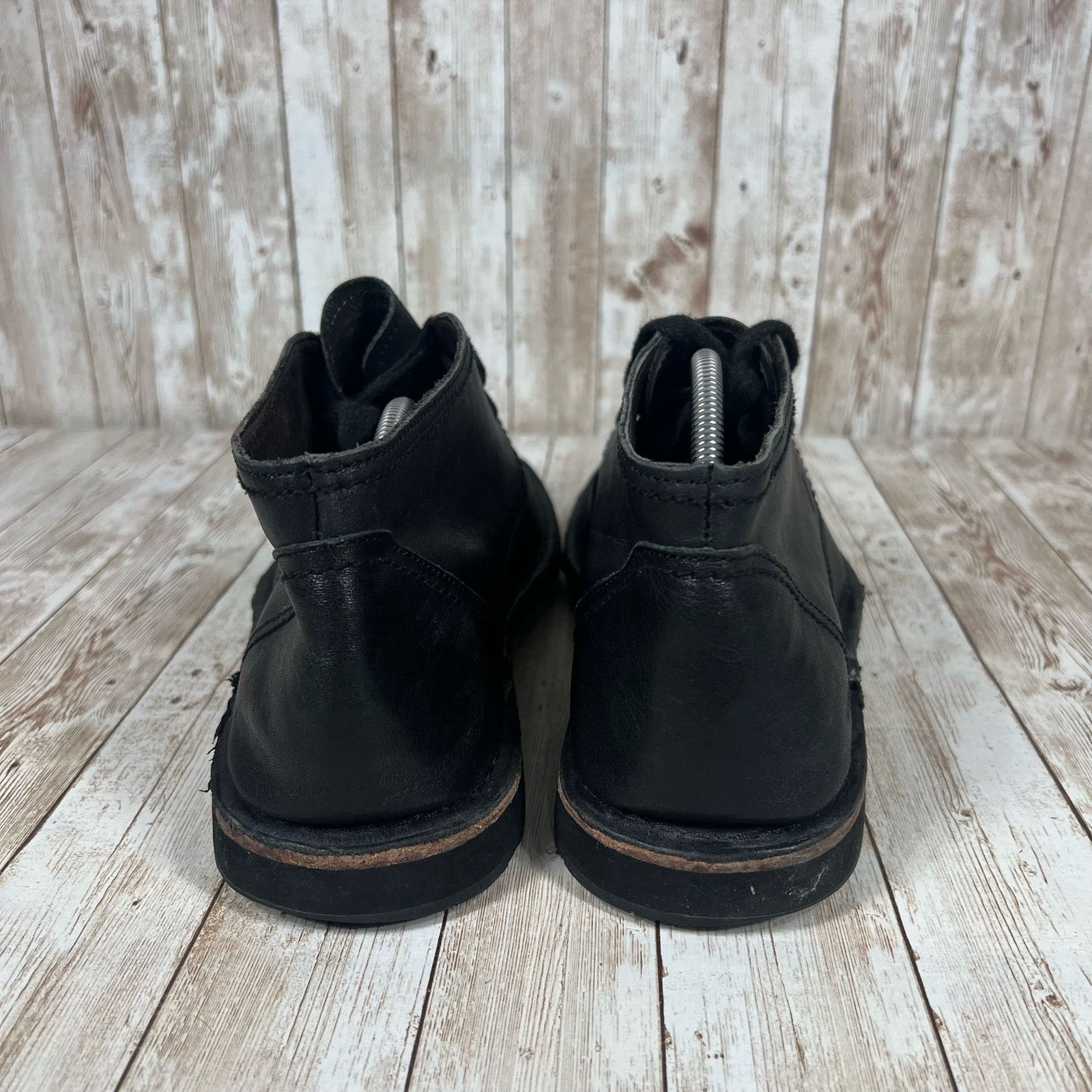 John Varvatos John Varvatos hipster peace sign leather boots Mens 10.5 Size US 10.5 / EU 43-44 - 4 Thumbnail