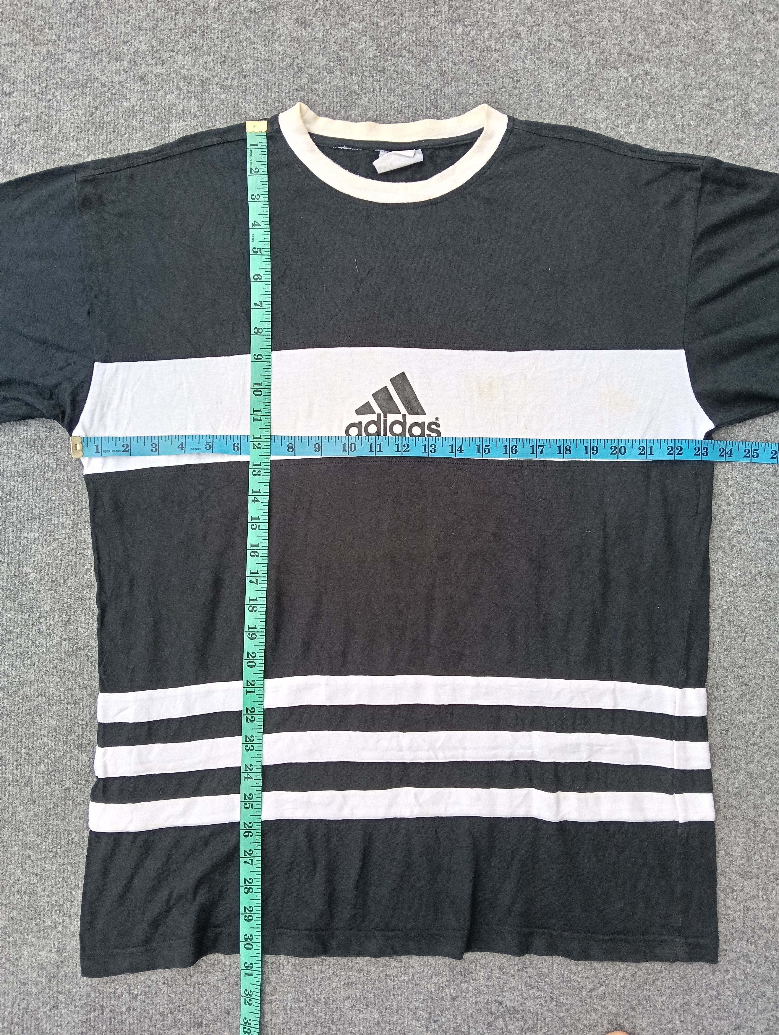 Adidas × Vintage Adidas Big Logo Tshirt. Size US L / EU 52-54 / 3 - 3 Thumbnail