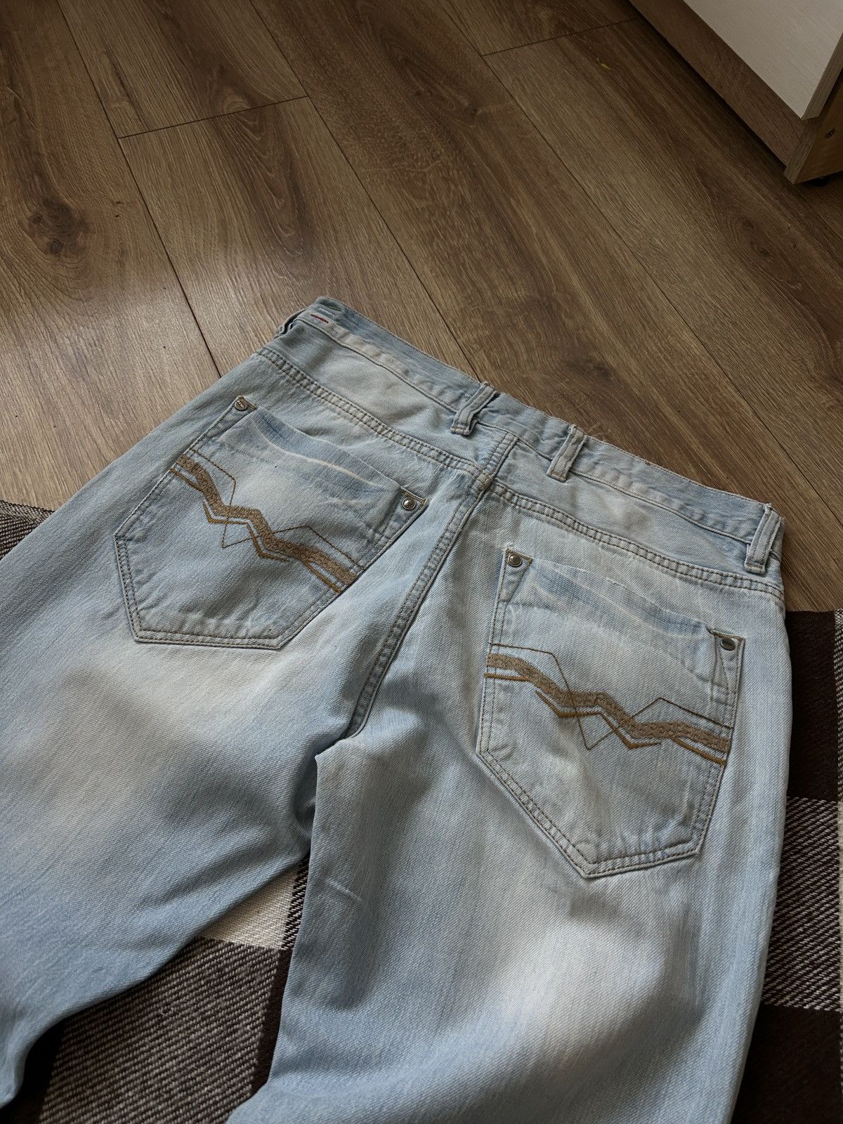 Diesel × Vintage Vintage Diesel washed denim distressed jeans mens y2k Size US 34 / EU 50 - 3 Thumbnail