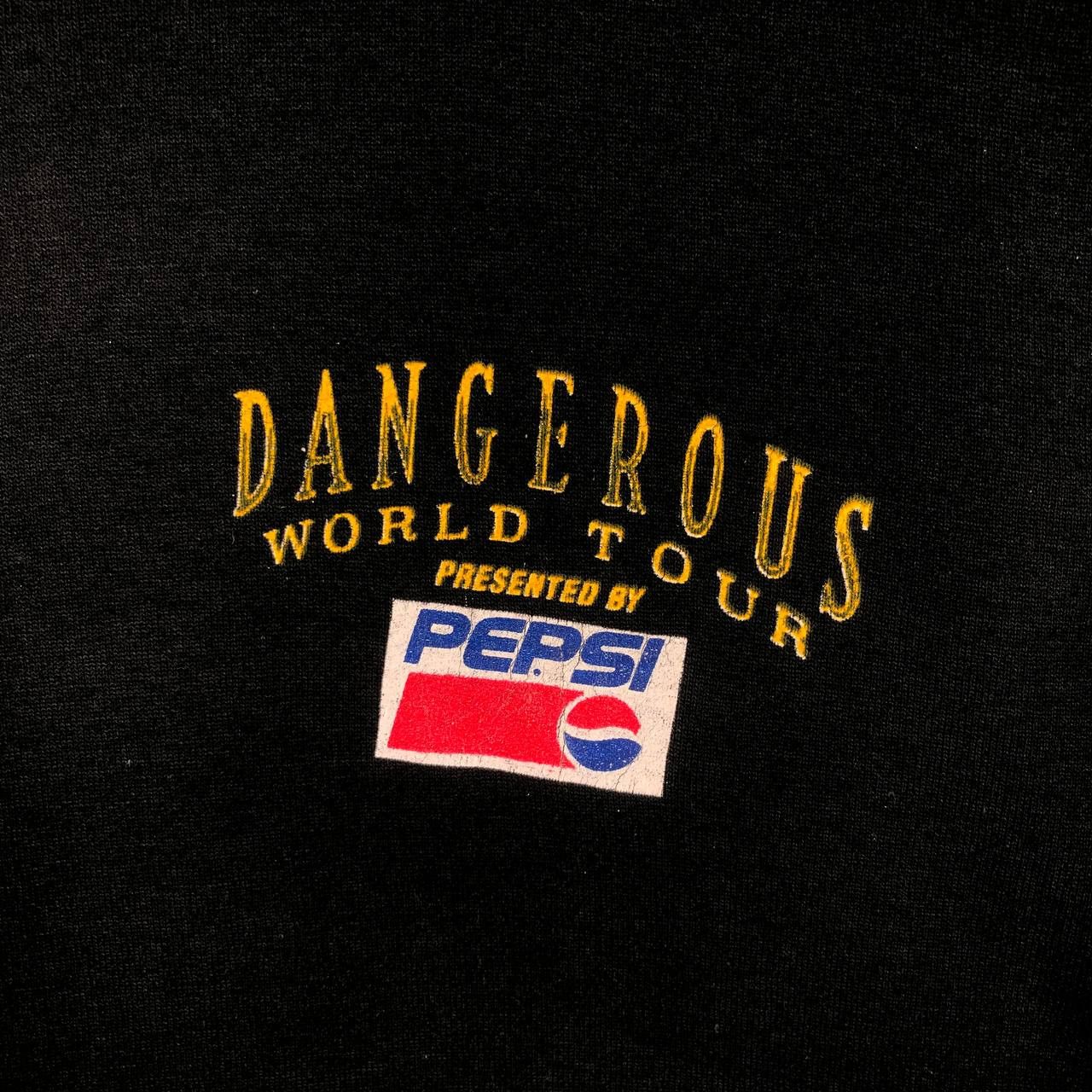 Band Tees Vintage Michael Jackson Dangerous World Tour Pepsi T-Shirt Size US M / EU 48-50 / 2 - 4 Thumbnail
