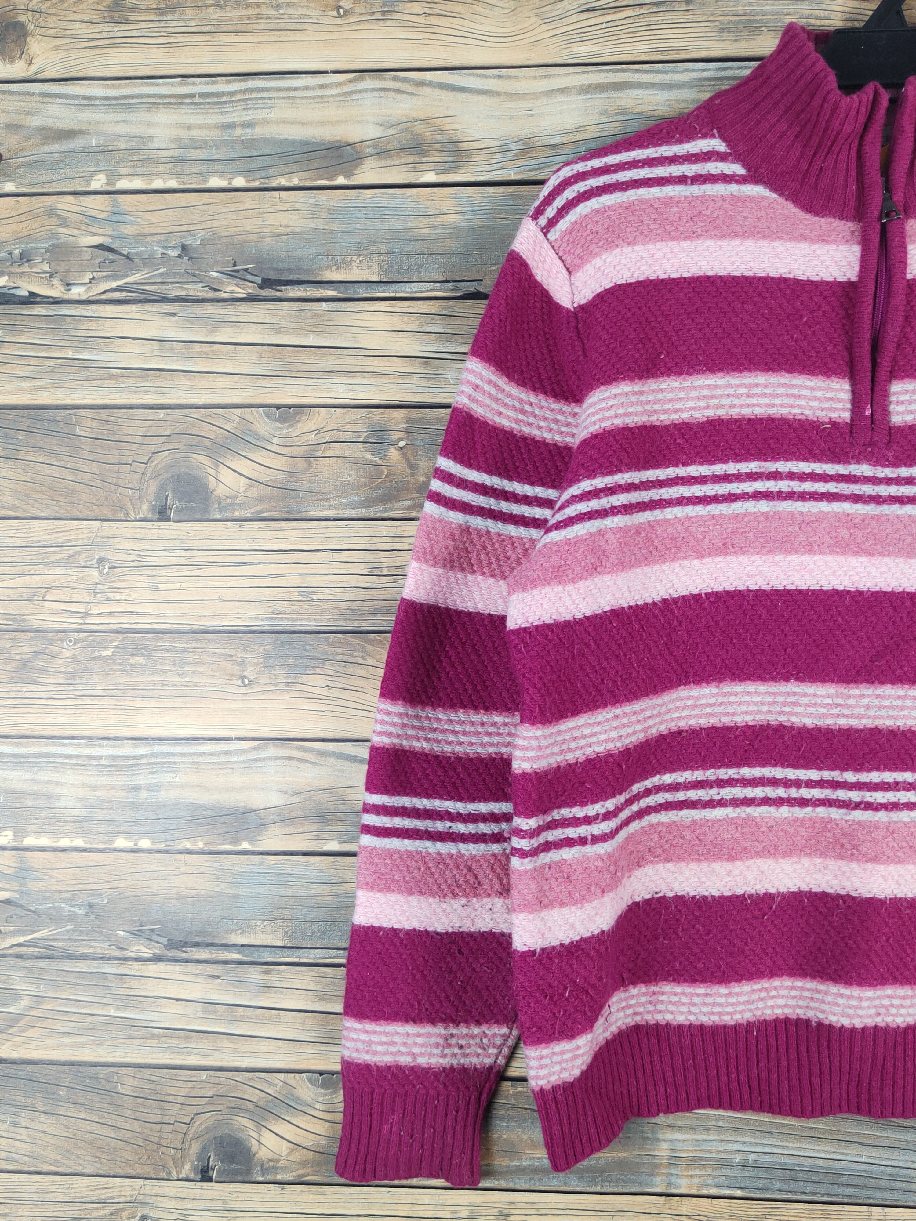 Homespun Knitwear × Japanese Brand × Macbeth Macbeth Pink Knitwear Sweatshirts #W1090 Size L / US 10 / IT 46 - 4 Thumbnail
