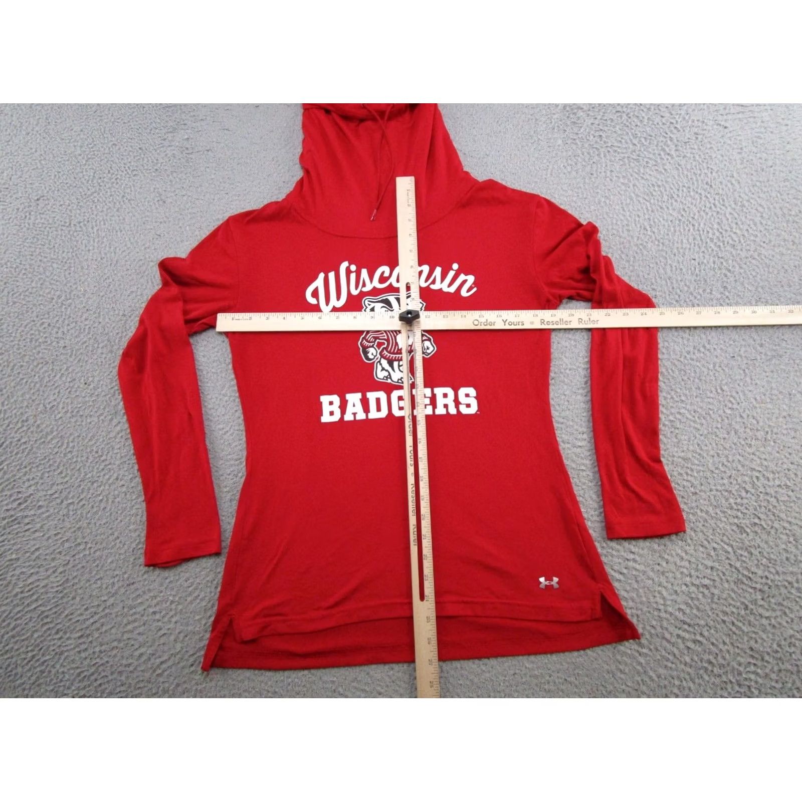 Under Armour Under Armour Wisconsin Badgers Womens Cowl Neck Long Sleeve Top Size M NCAA Red Cotton Blouse Shirt Mens? Size M / US 6-8 / IT 42-44 - 6 Thumbnail