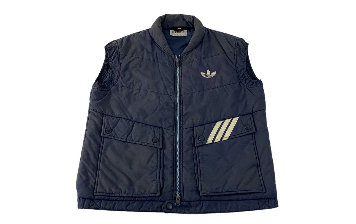 Adidas Vintage Adidas Descente Trifoil Vest Padded Jacket Size US M / EU 48-50 / 2 - 1 Thumbnail
