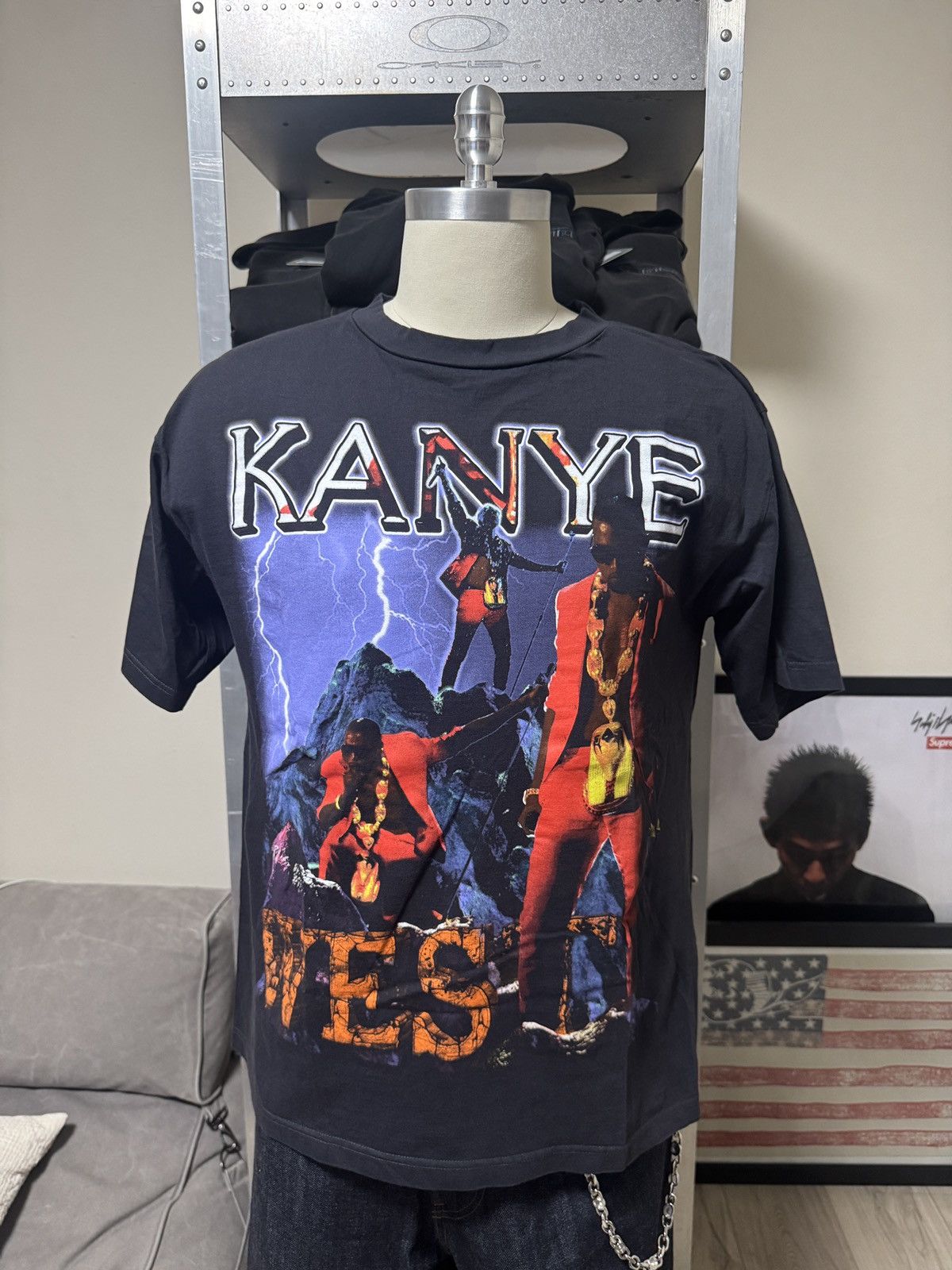 Marino Morwood 2019 Marino Morwood Kanye West MBDTF Rap Tee Shirt Size US L / EU 52-54 / 3 - 1 Thumbnail