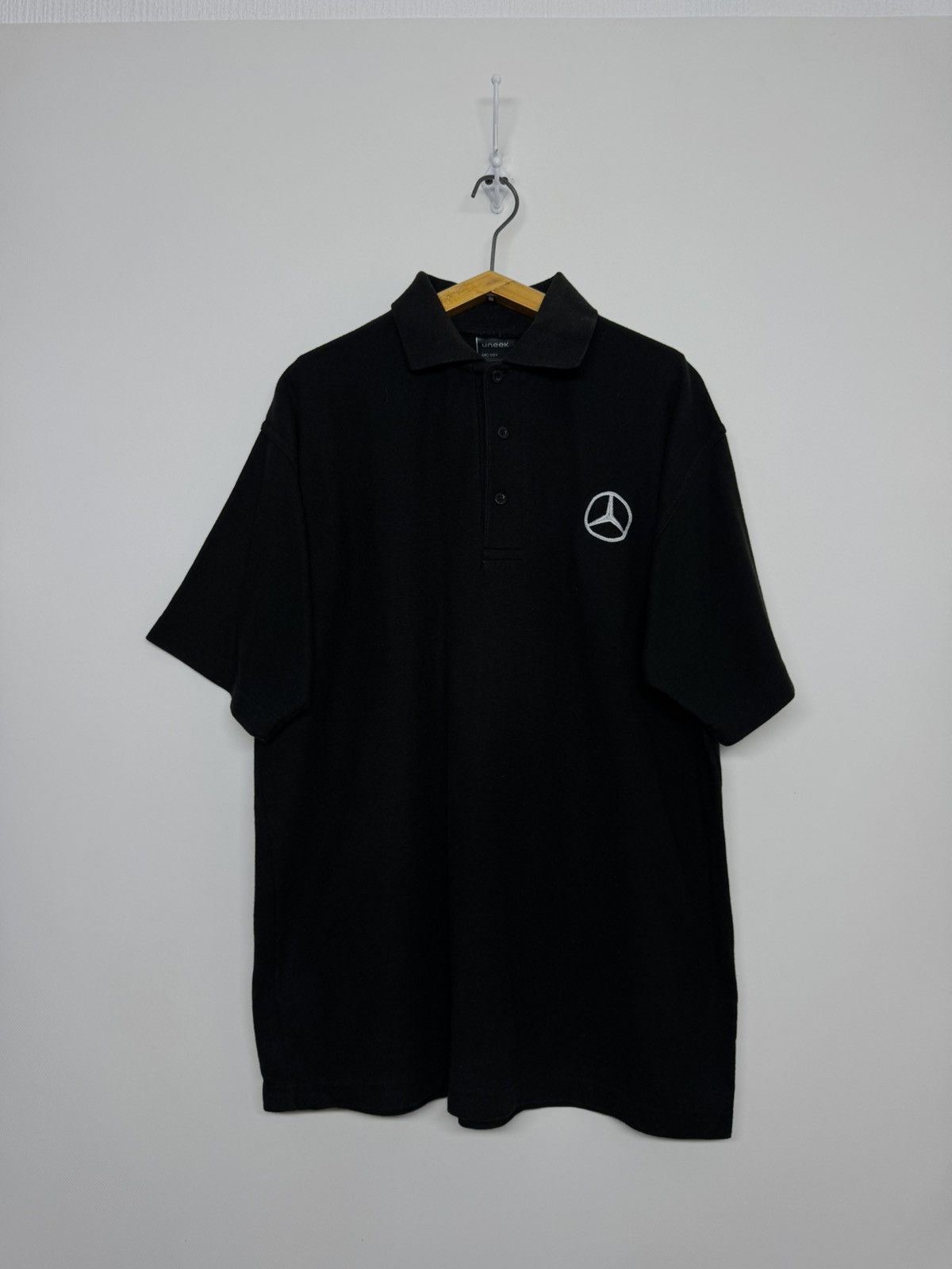 Mercedes-Benz Vintage Y2k Mercedes Bens Polo T-Shirt 00’s Size US L / EU 52-54 / 3 - 1 Thumbnail